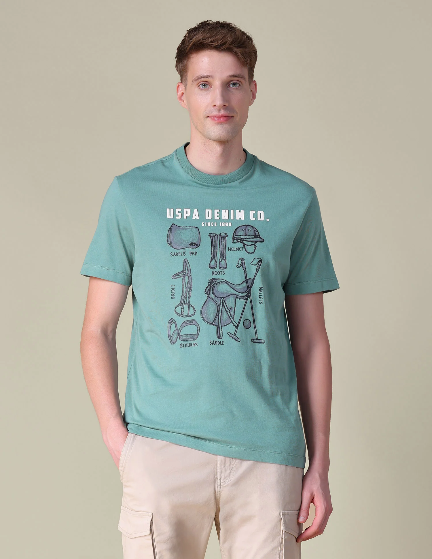 Graphic Brand Printed Slim Fit T-Shirt - Image 6