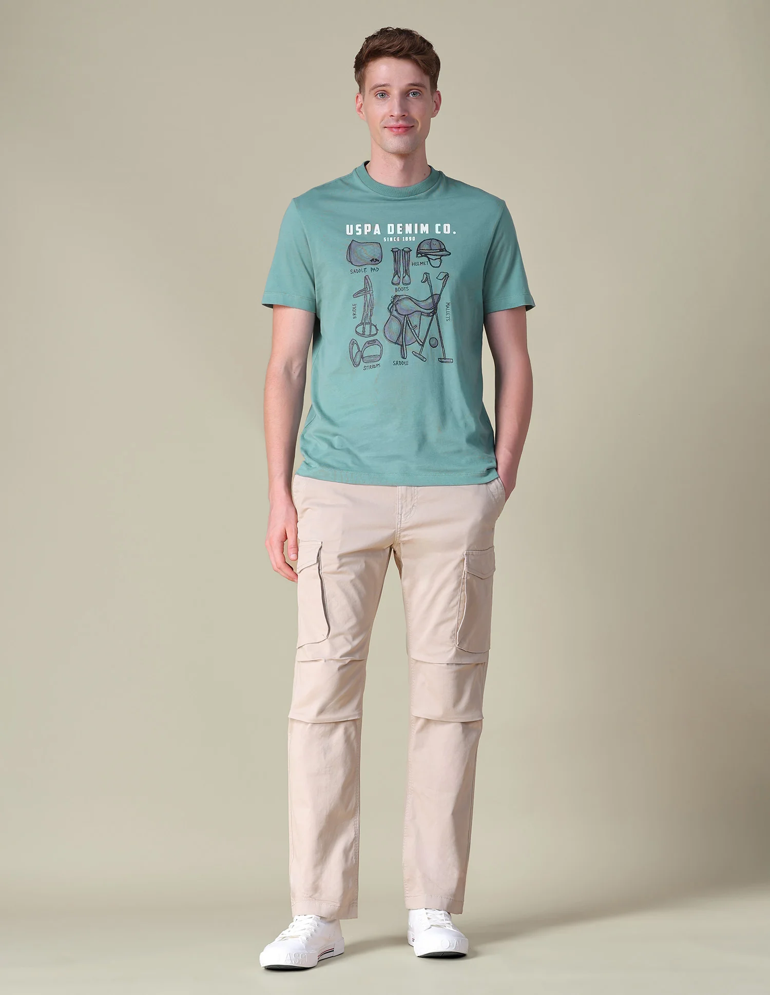 Graphic Brand Printed Slim Fit T-Shirt - Image 8
