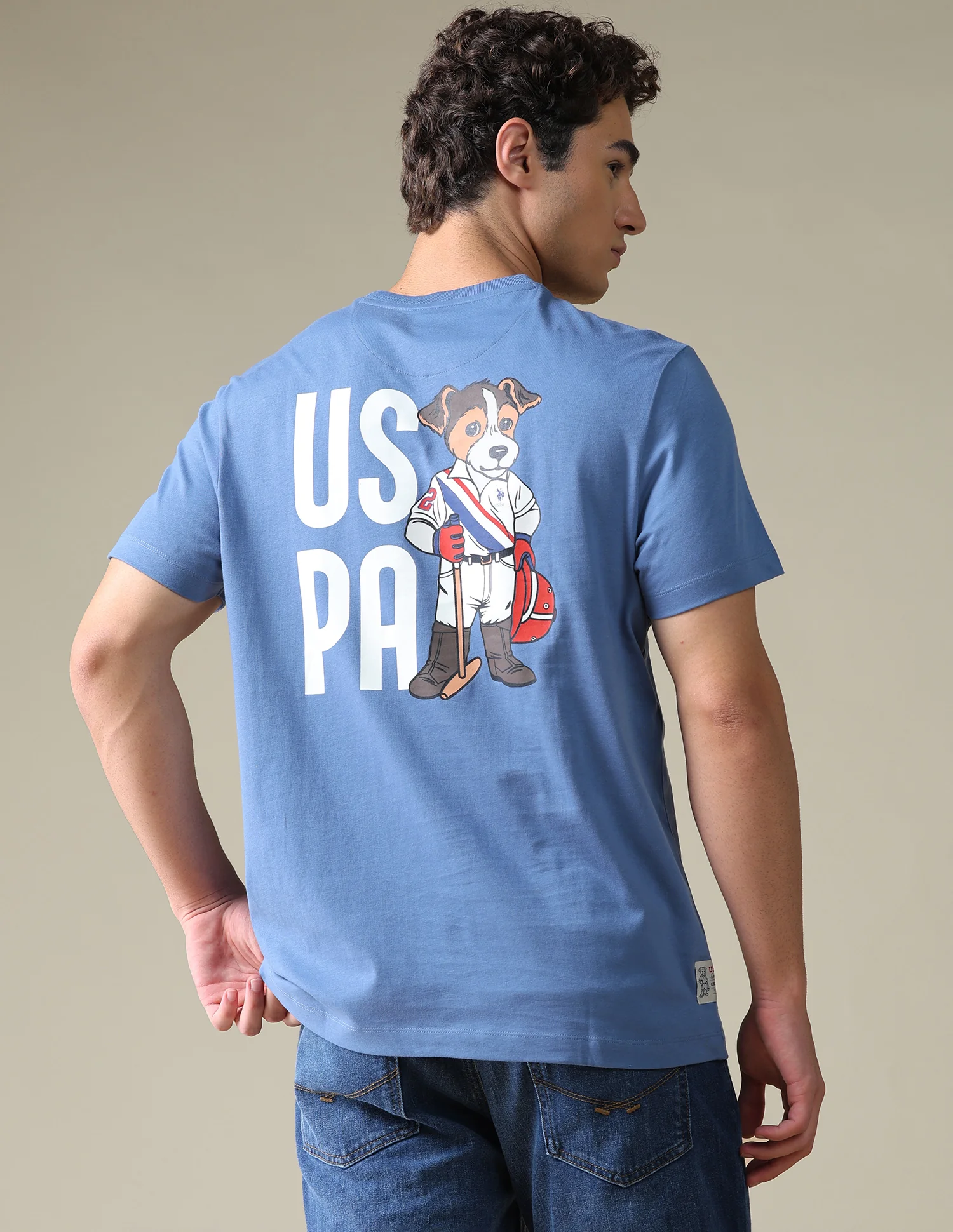 Graphic Brand Printed Slim Fit T-Shirt