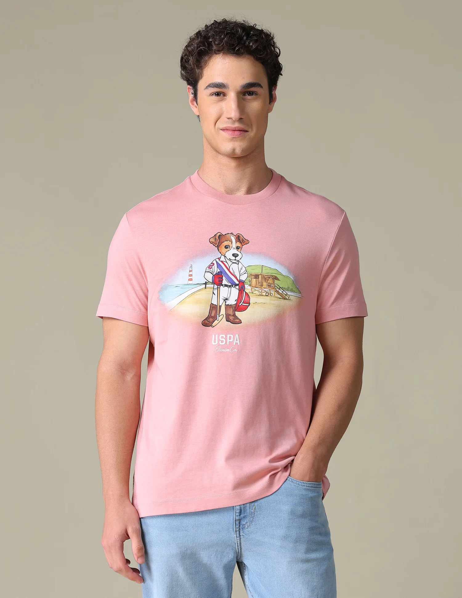 Graphic Brand Printed Slim Fit T-Shirt - Image 6