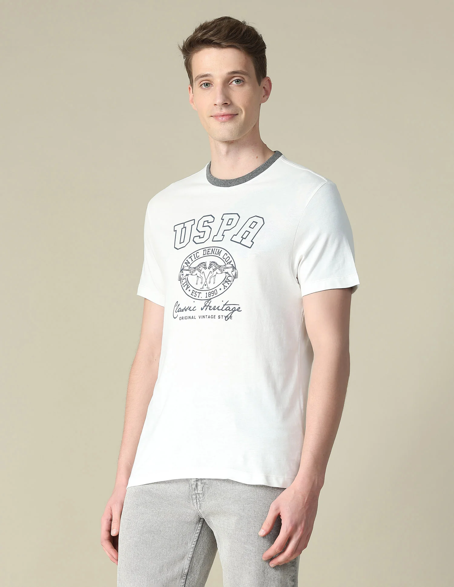 Graphic Brand Printed Slim Fit T-Shirt - Image 4