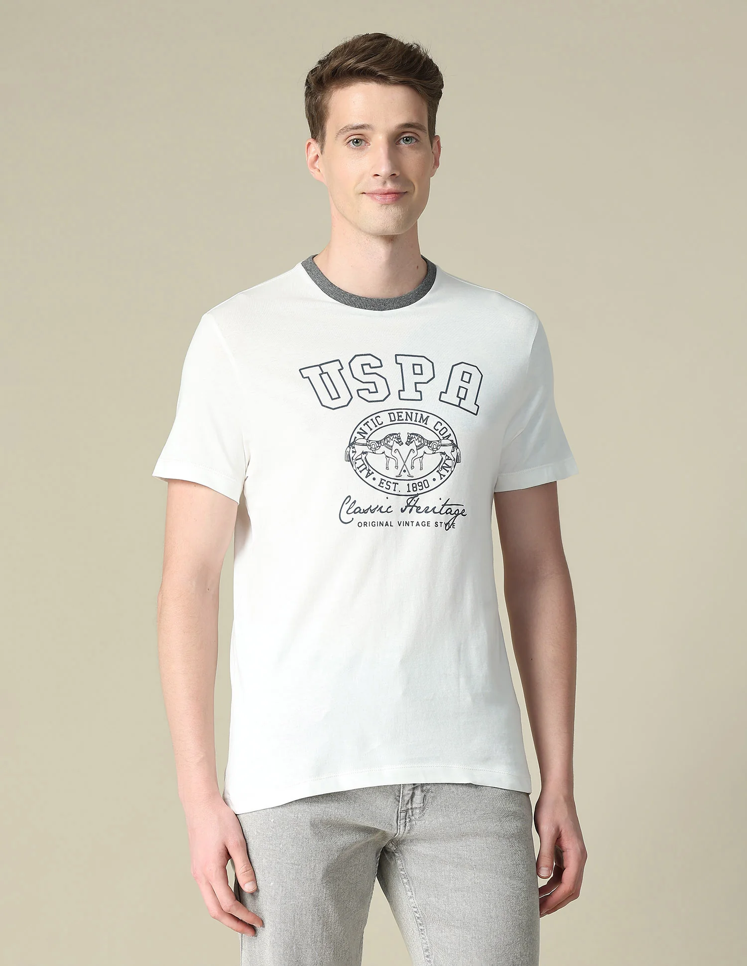 Graphic Brand Printed Slim Fit T-Shirt - Image 6