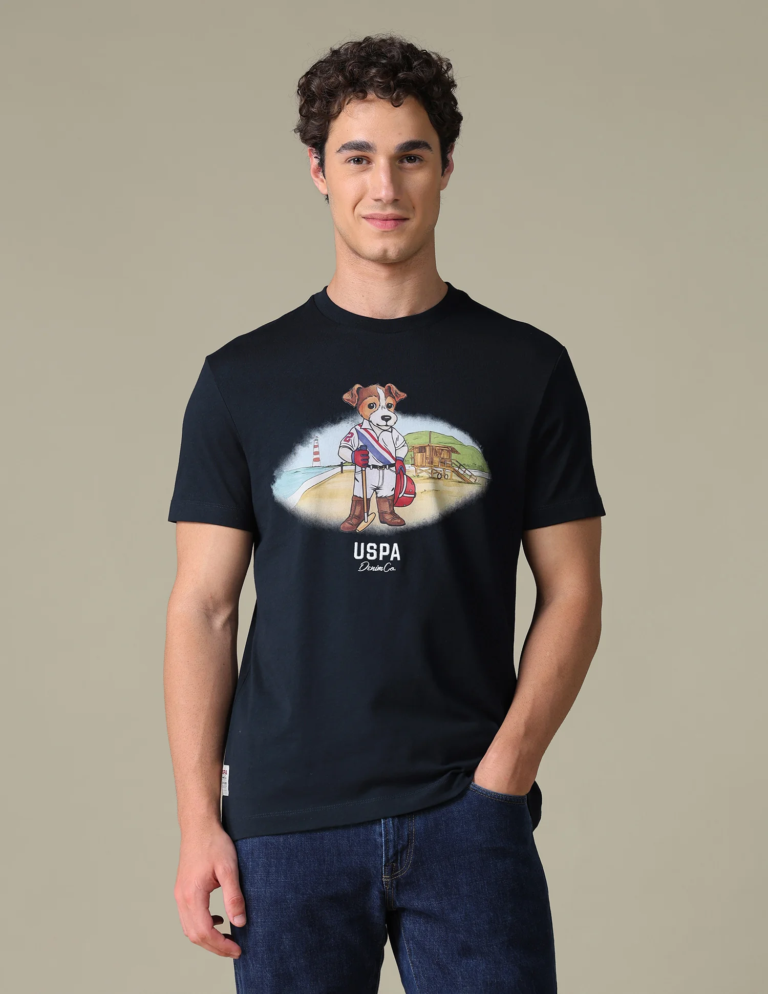 Graphic Brand Printed Slim Fit T-Shirt - Image 6