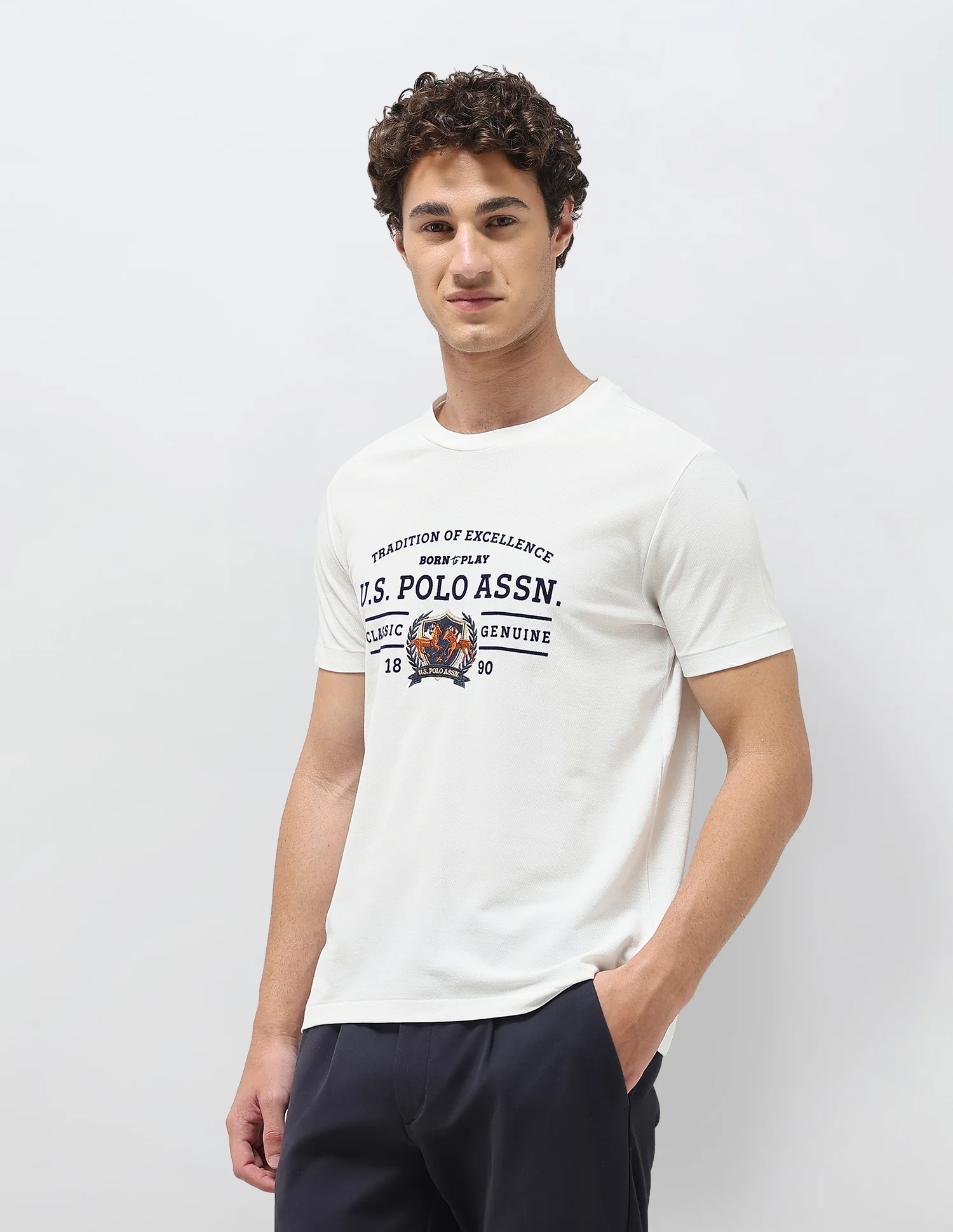 Graphic Brand Printed Slim Fit T-Shirt - Image 4
