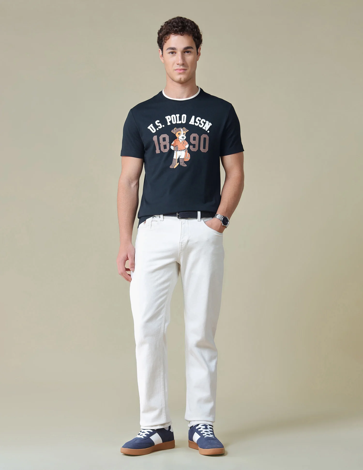 Graphic Brand Printed Slim Fit T-Shirt - Image 3