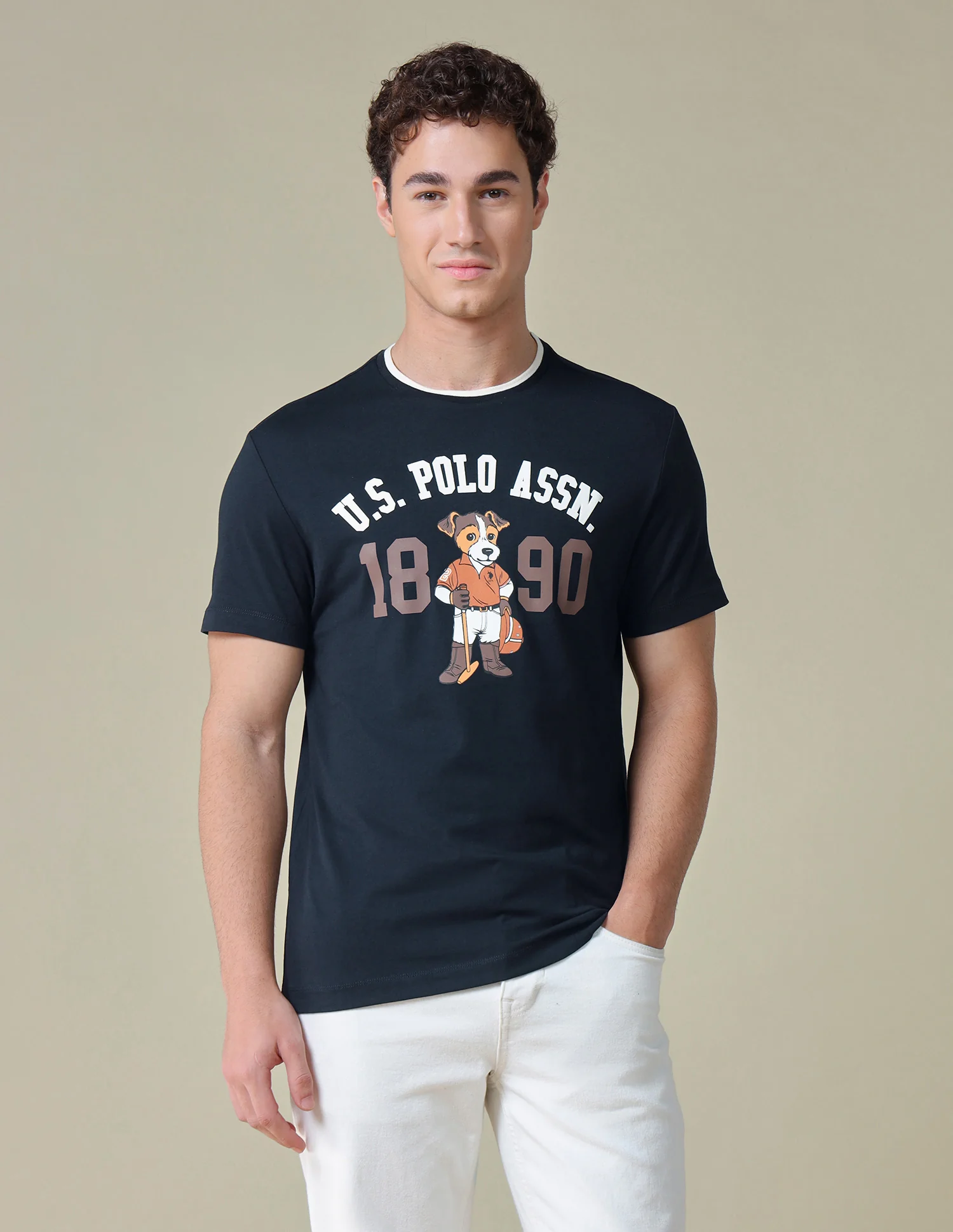 Graphic Brand Printed Slim Fit T-Shirt - Image 6