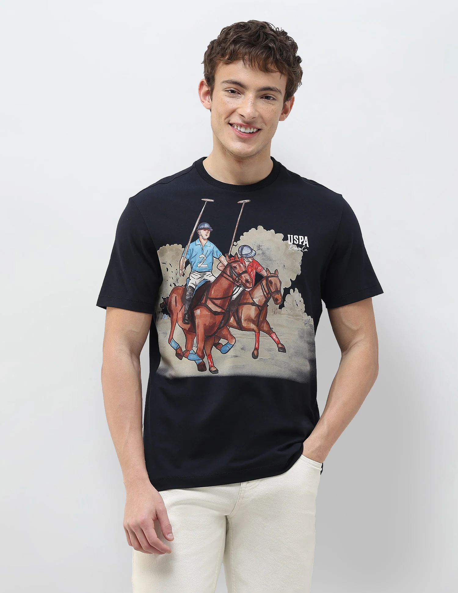 Graphic Brand Printed Slim Fit T-Shirt - Image 6