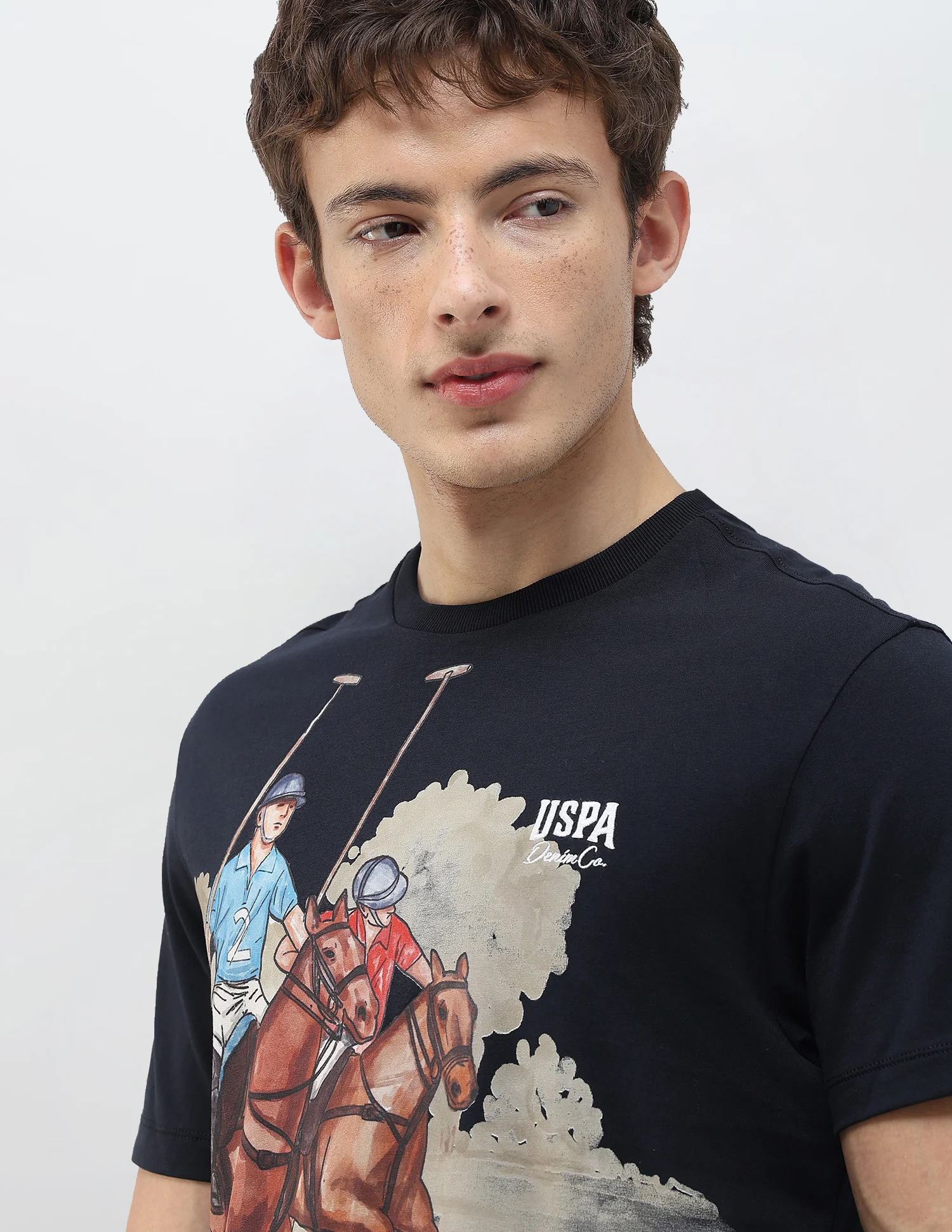 Graphic Brand Printed Slim Fit T-Shirt - Image 7