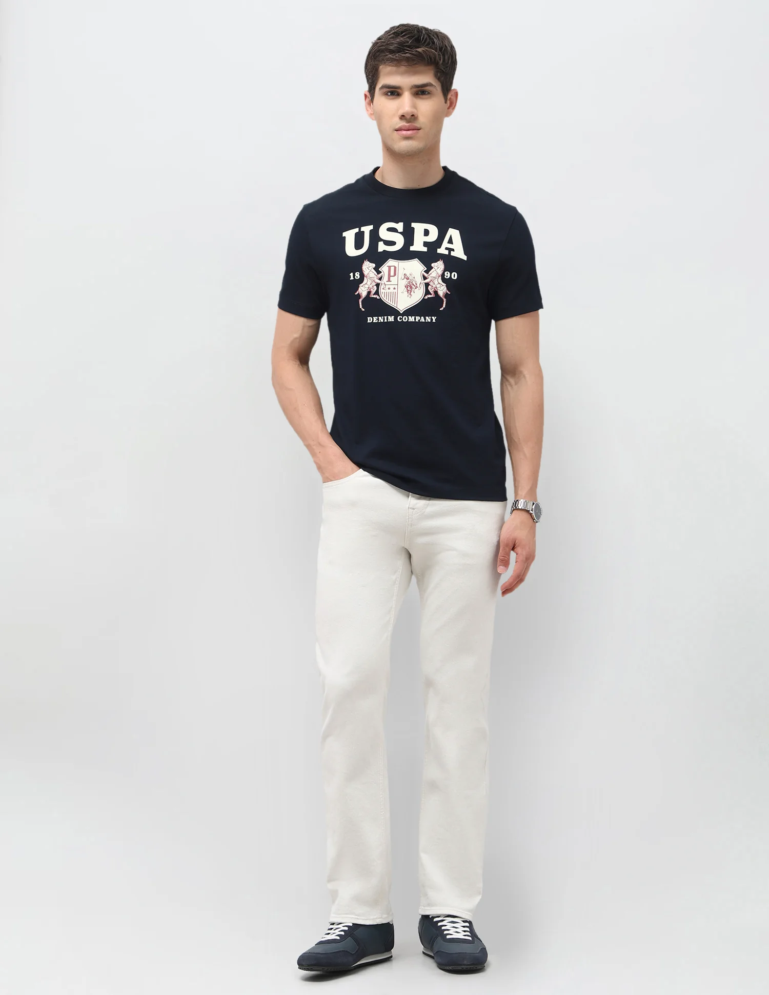 Graphic Brand Printed Slim Fit T-Shirt - Image 3
