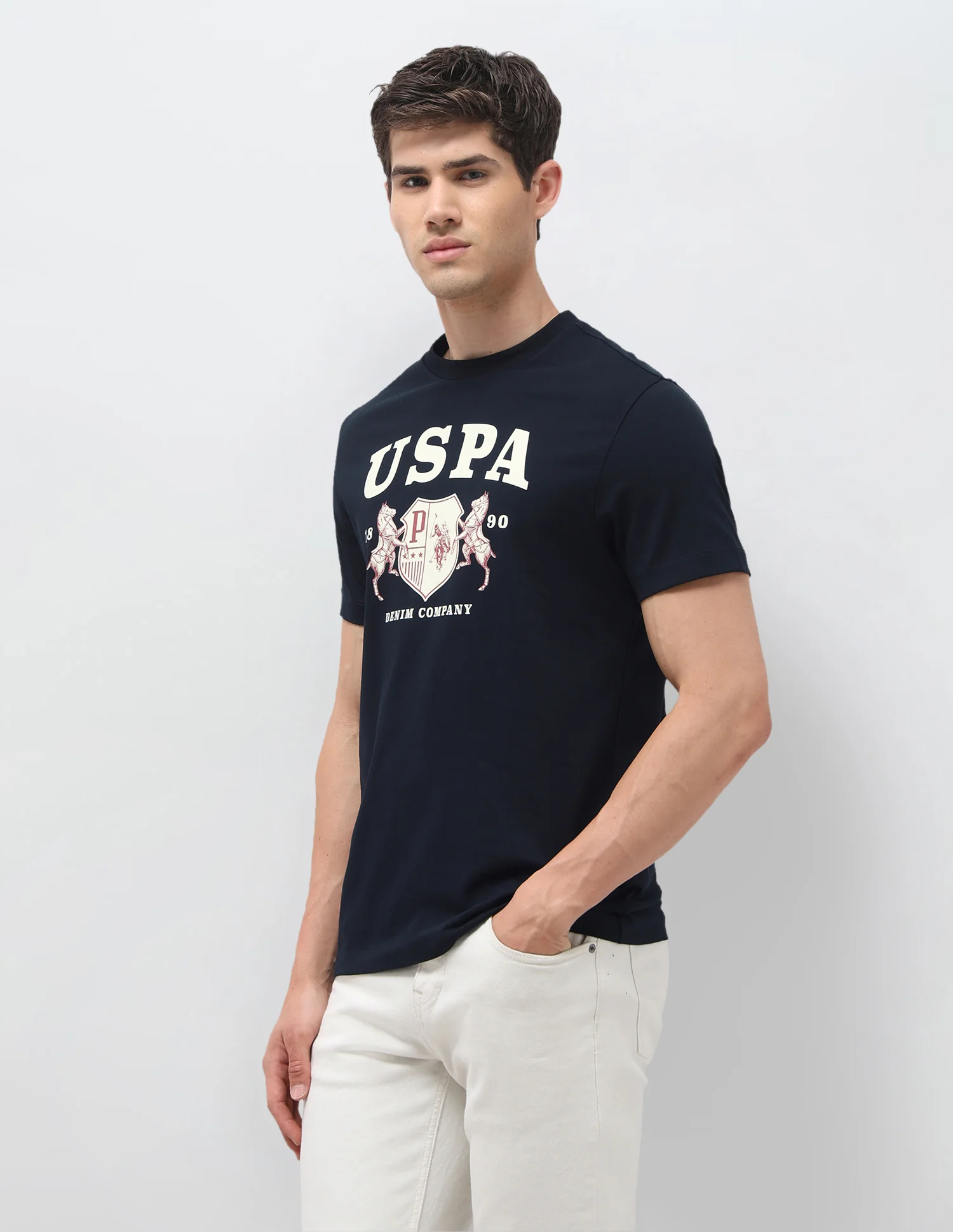 Graphic Brand Printed Slim Fit T-Shirt - Image 4