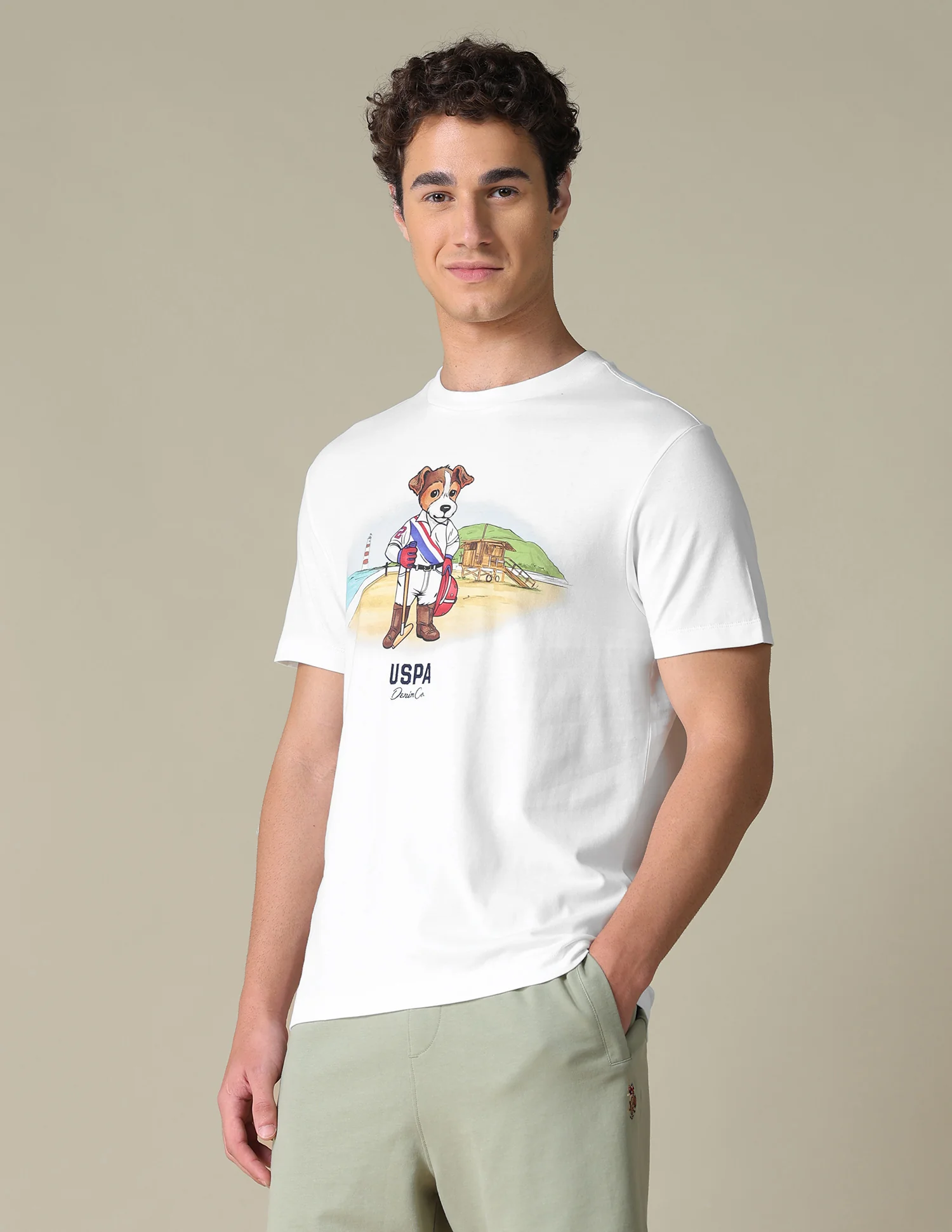 Graphic Brand Printed Slim Fit T-Shirt - Image 4