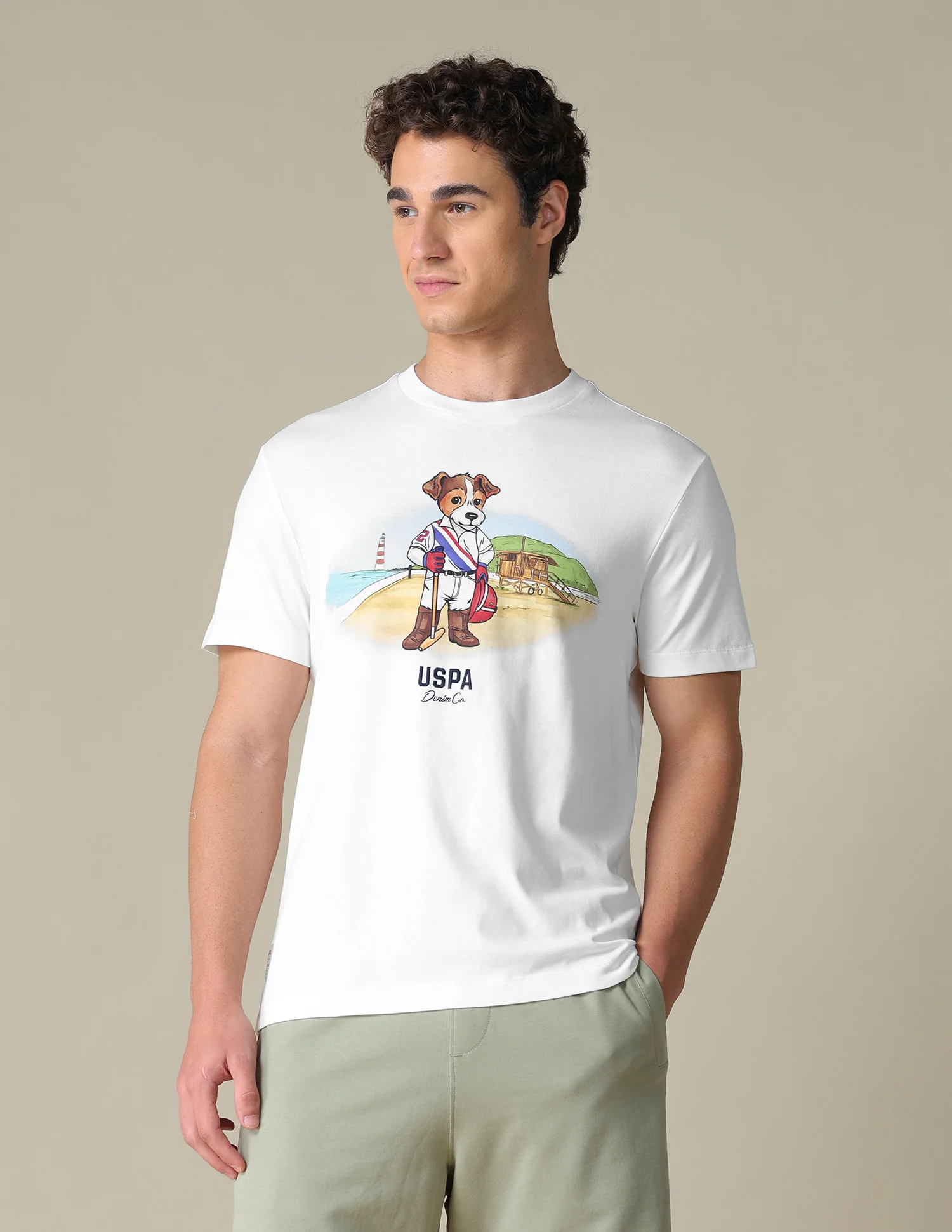 Graphic Brand Printed Slim Fit T-Shirt - Image 6