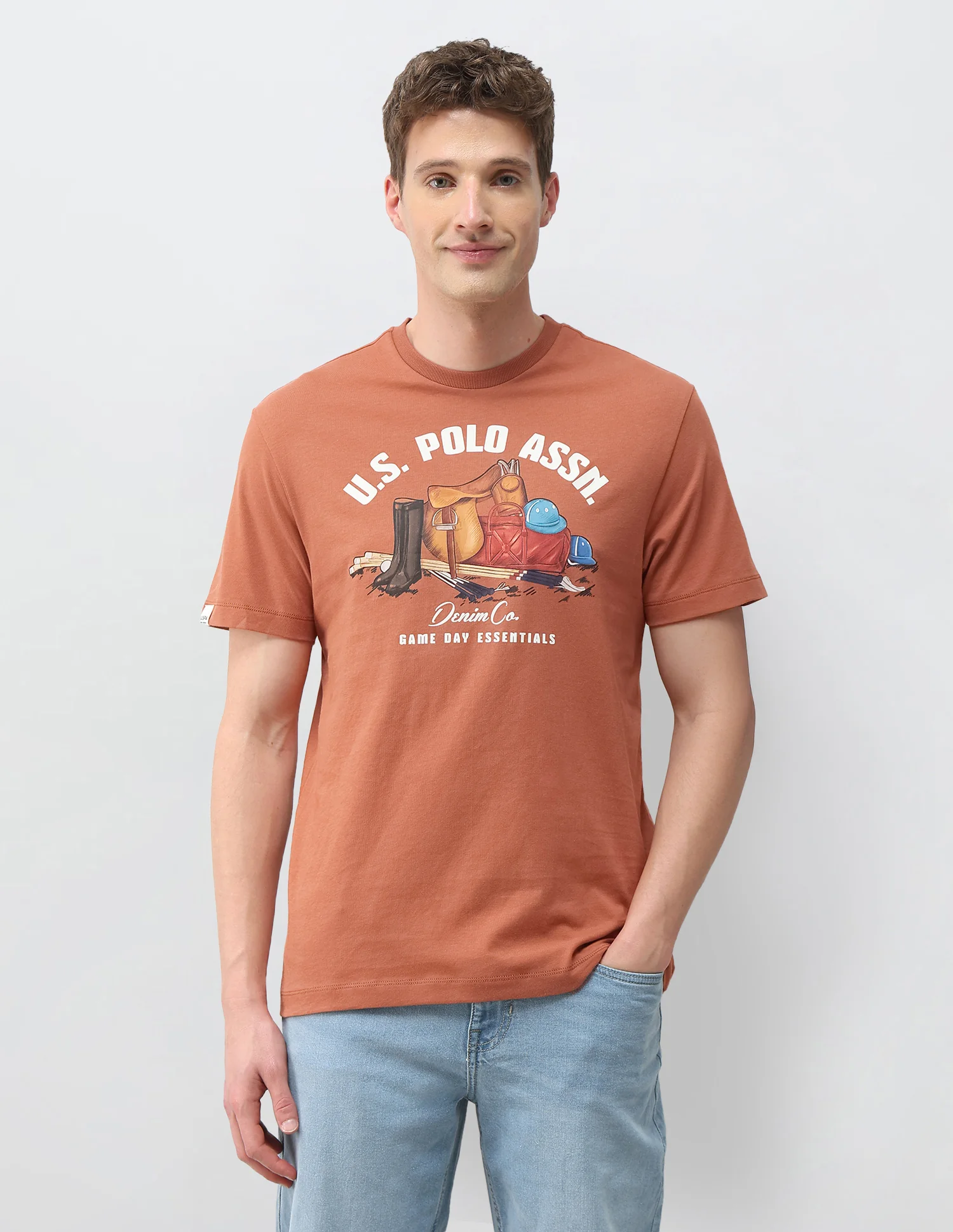Graphic Brand Printed Slim Fit T-Shirt - Image 6