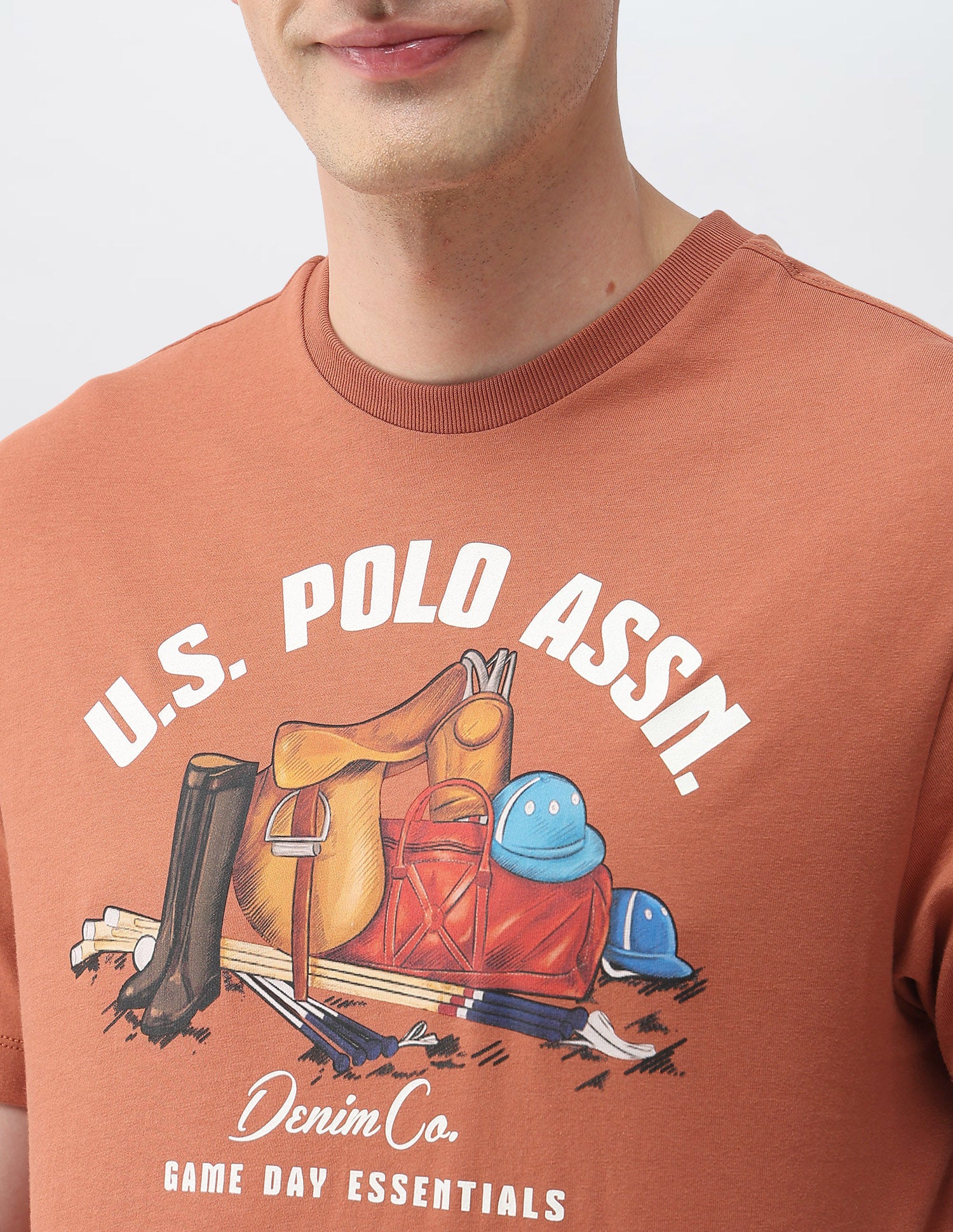 Graphic Brand Printed Slim Fit T-Shirt - Image 7