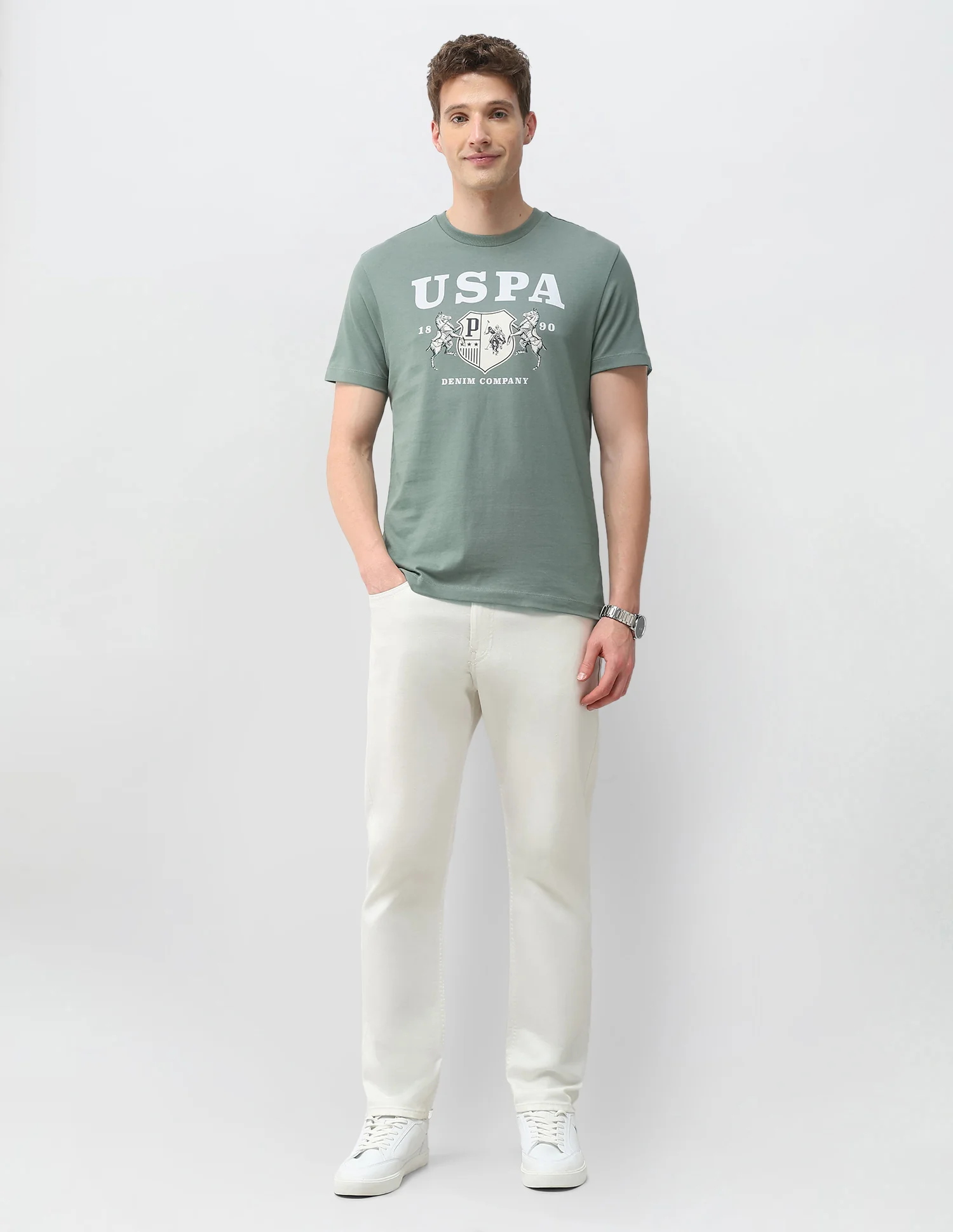 Graphic Brand Printed Slim Fit T-Shirt - Image 3