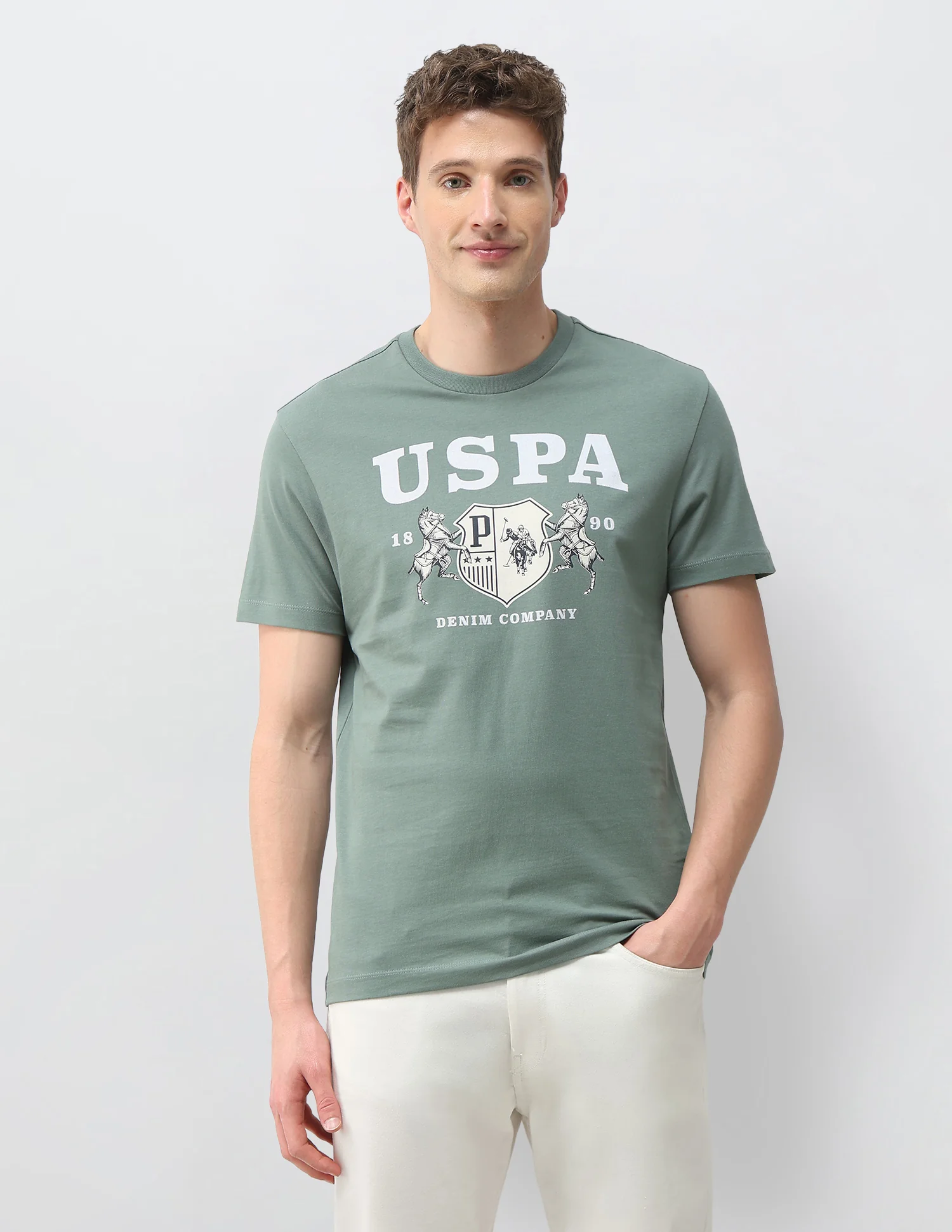 Graphic Brand Printed Slim Fit T-Shirt - Image 6