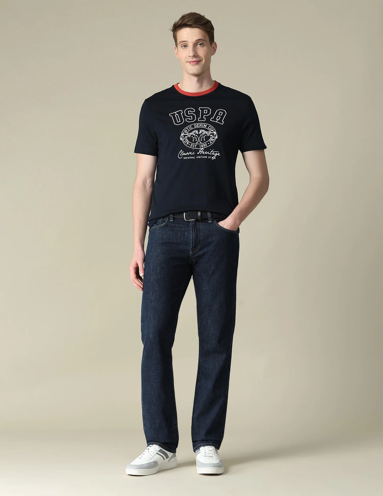 Graphic Brand Printed Slim Fit T-Shirt - Image 3