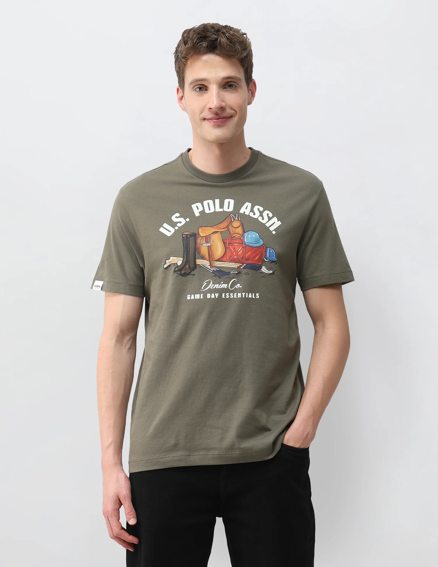 Graphic Brand Printed Slim Fit T-Shirt - Image 6