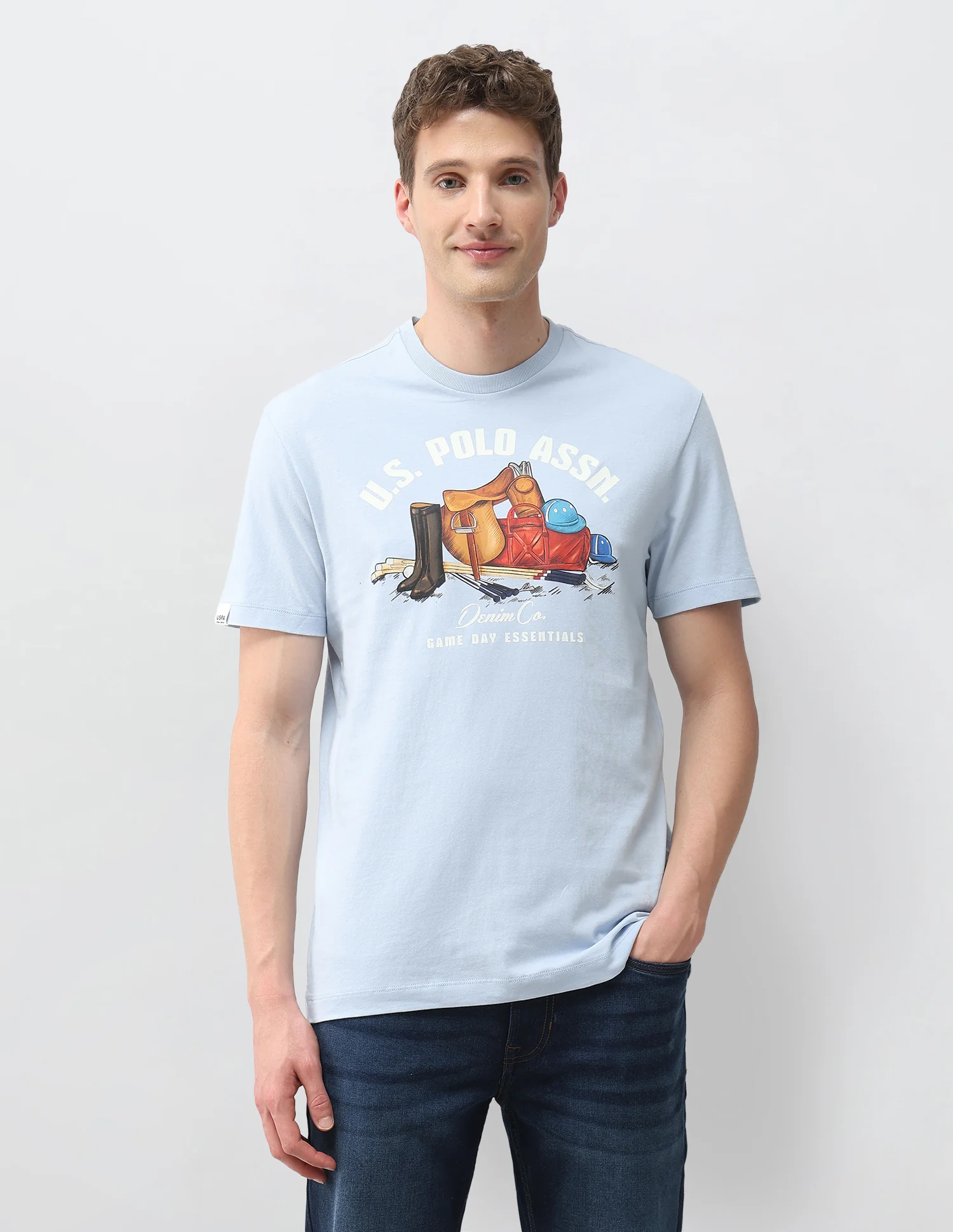 Graphic Brand Printed Slim Fit T-Shirt - Image 6