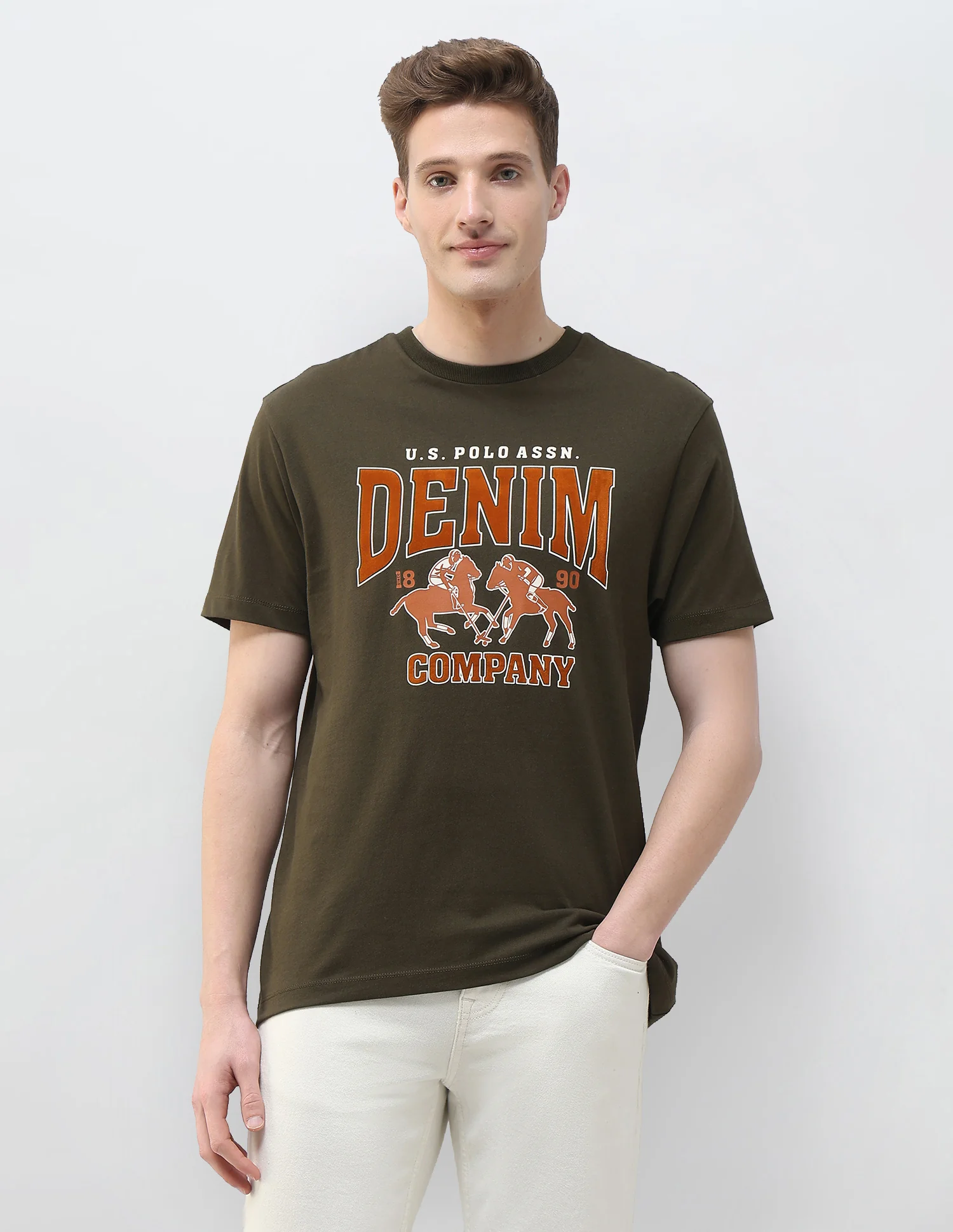 Graphic Brand Printed Summer House T-Shirt - Image 6