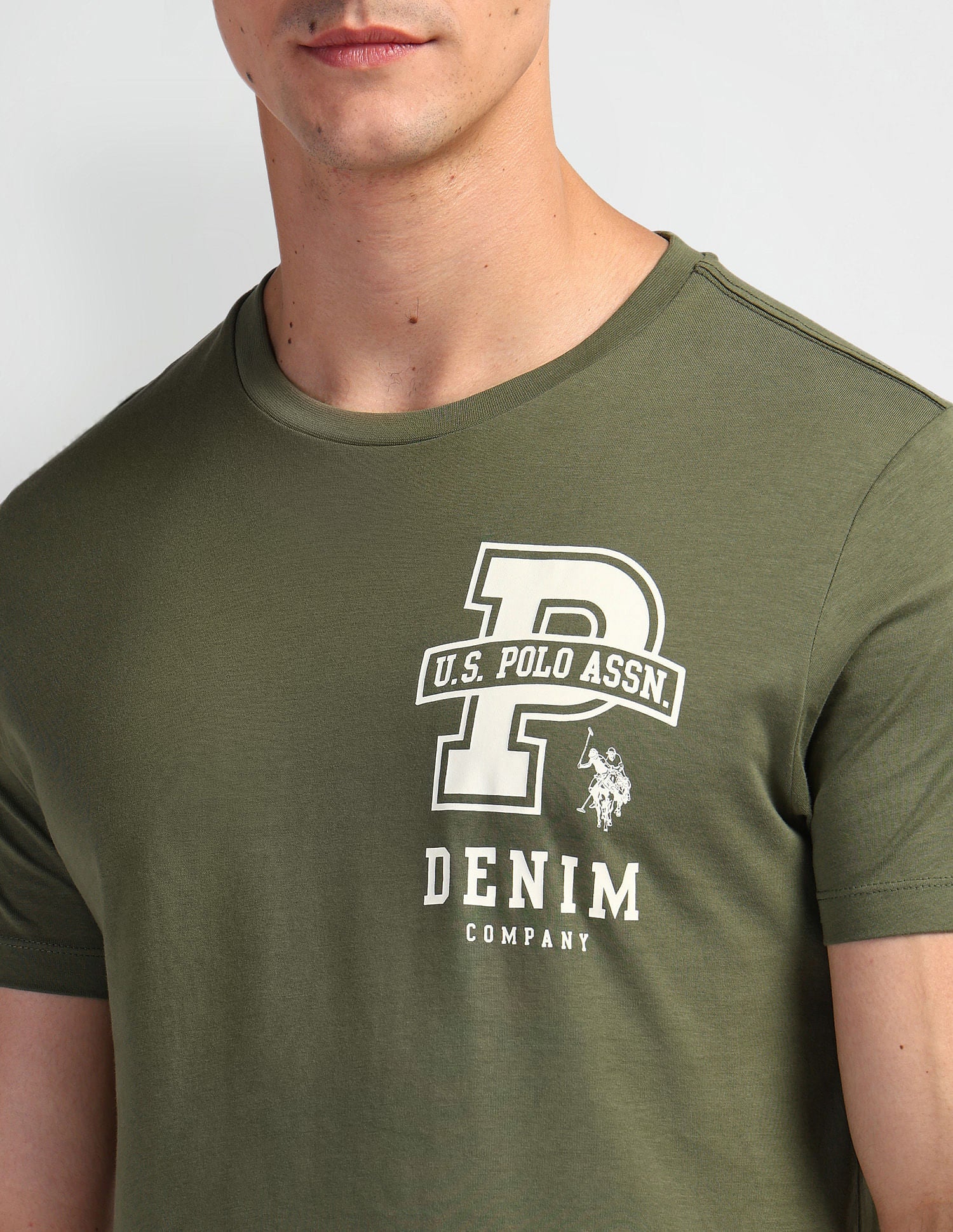 Graphic Print Crew Neck T-Shirt - Image 7