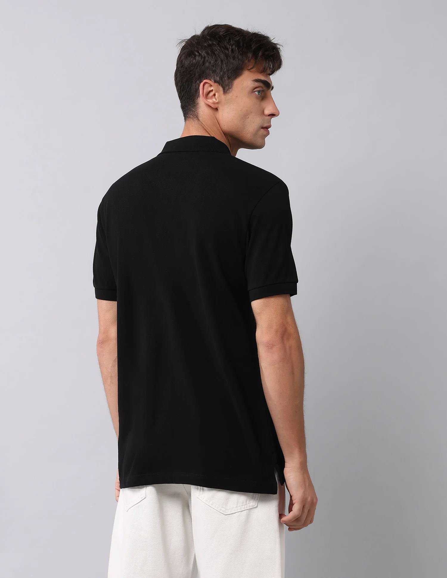 Graphic Printed Muscle Fit Polo Shirt - Image 5