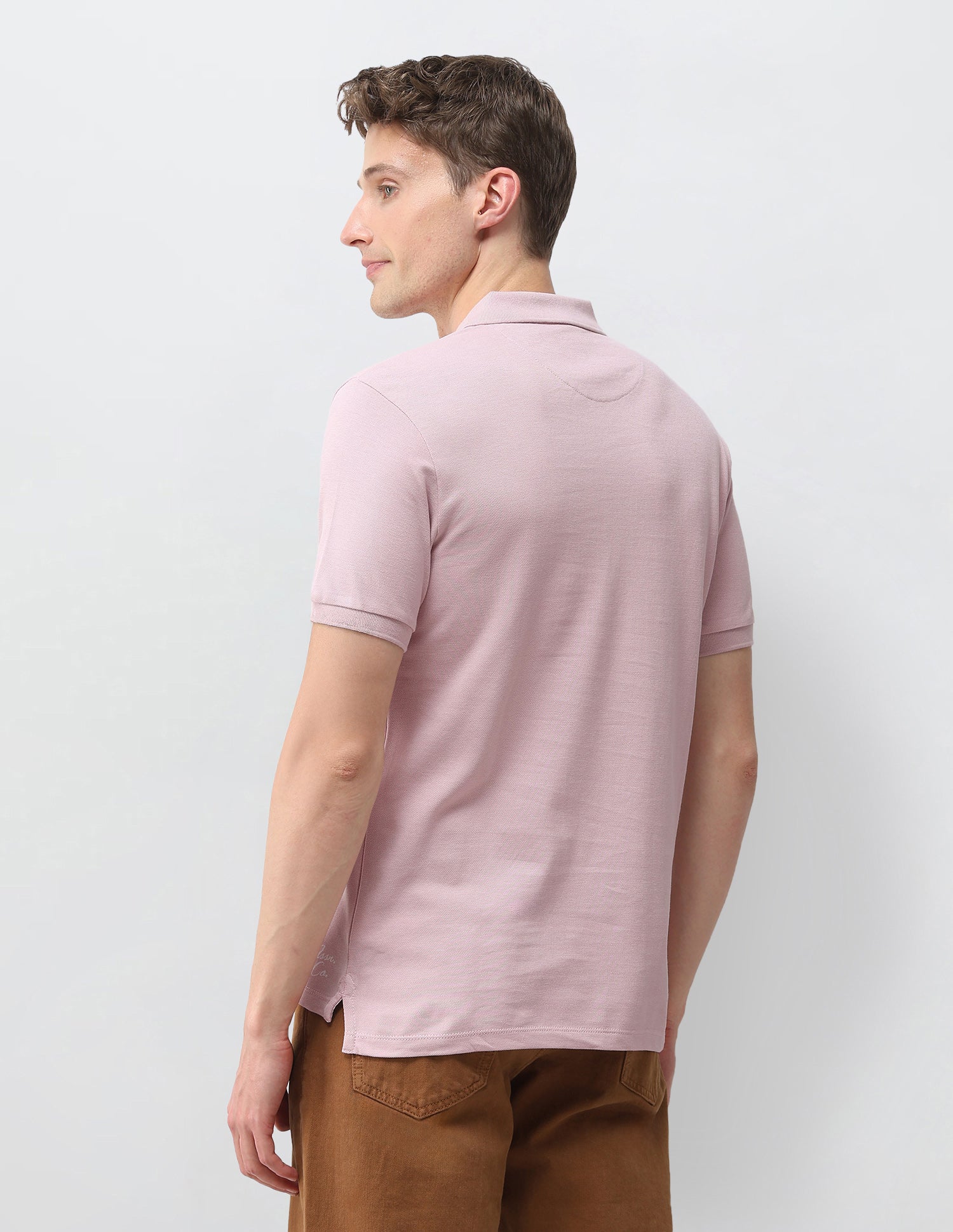 Graphic Printed Muscle Fit Polo Shirt - Image 5