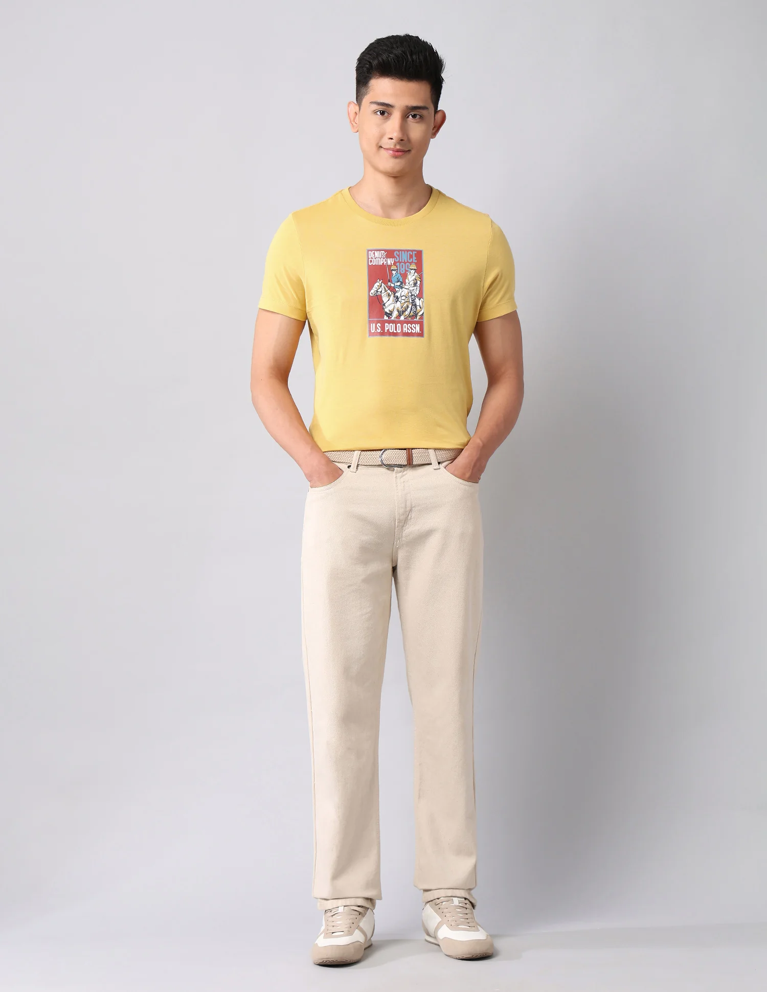 Graphic Printed Muscle Fit T-Shirt - Image 3