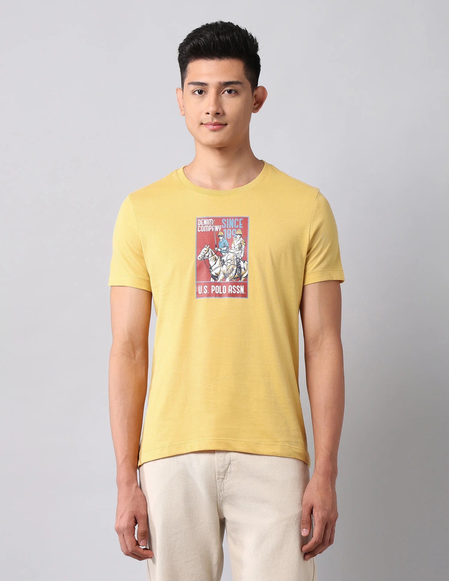 Graphic Printed Muscle Fit T-Shirt - Image 6