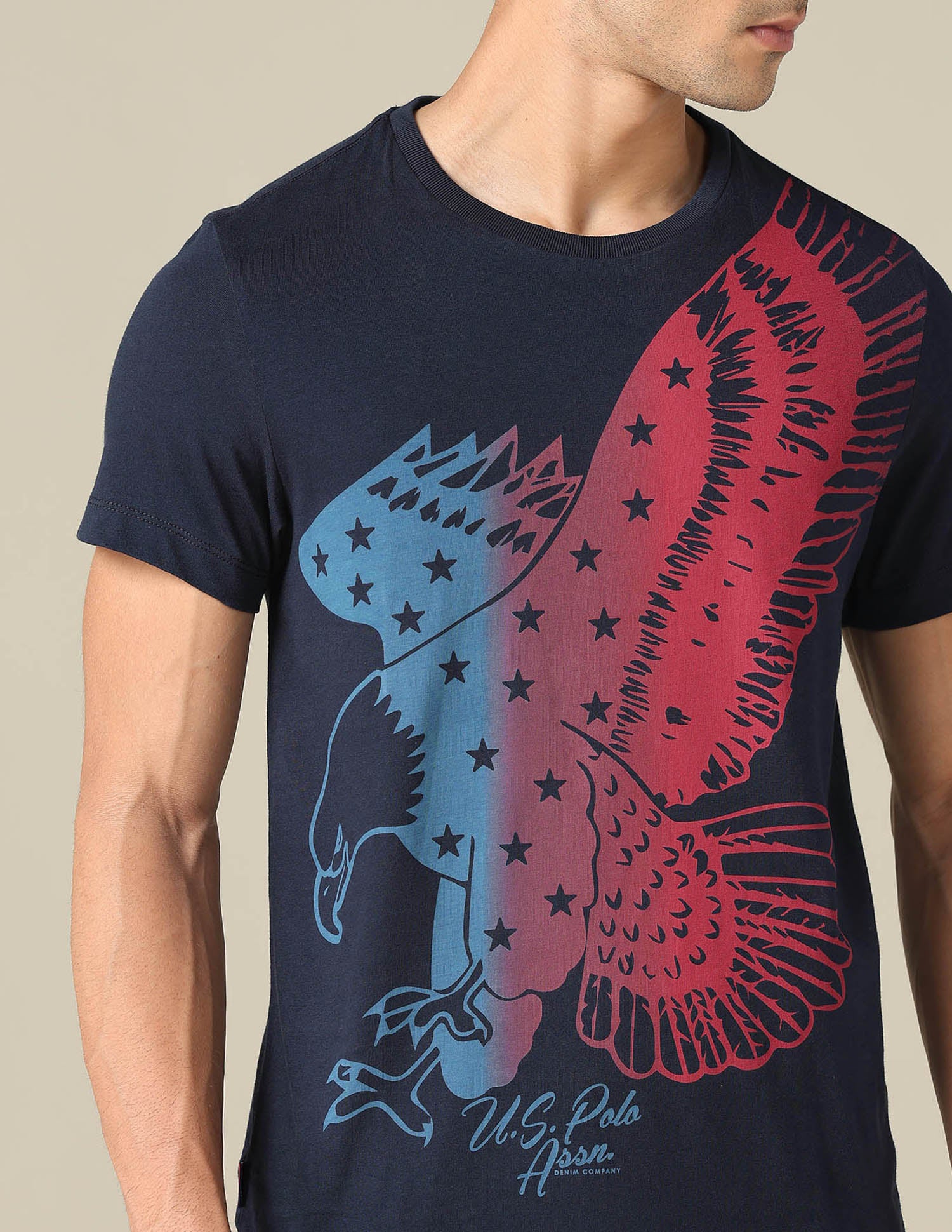 Graphic Printed Muscle Fit T-Shirt - Image 7