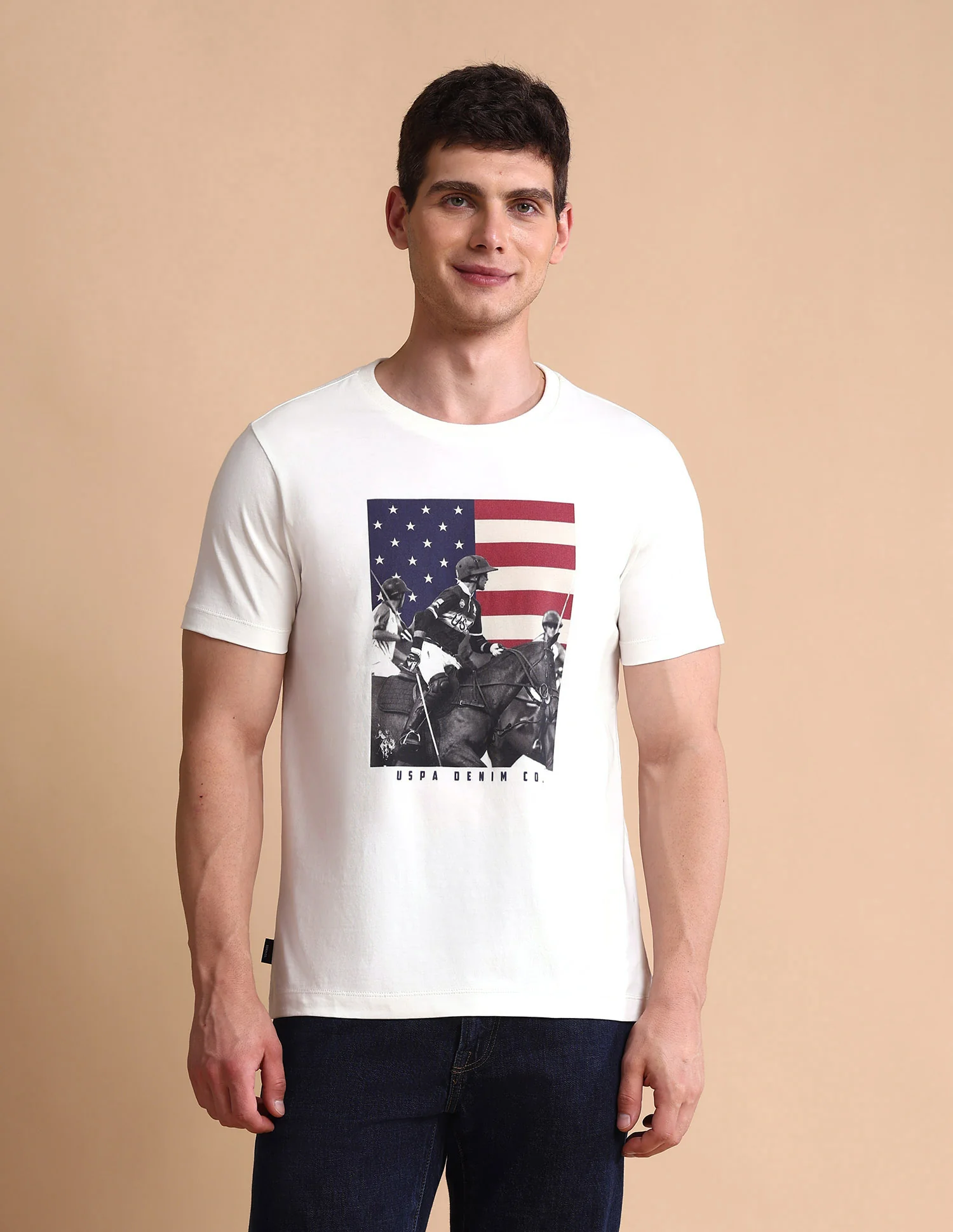 Graphic Printed Muscle Fit T-Shirt - Image 6
