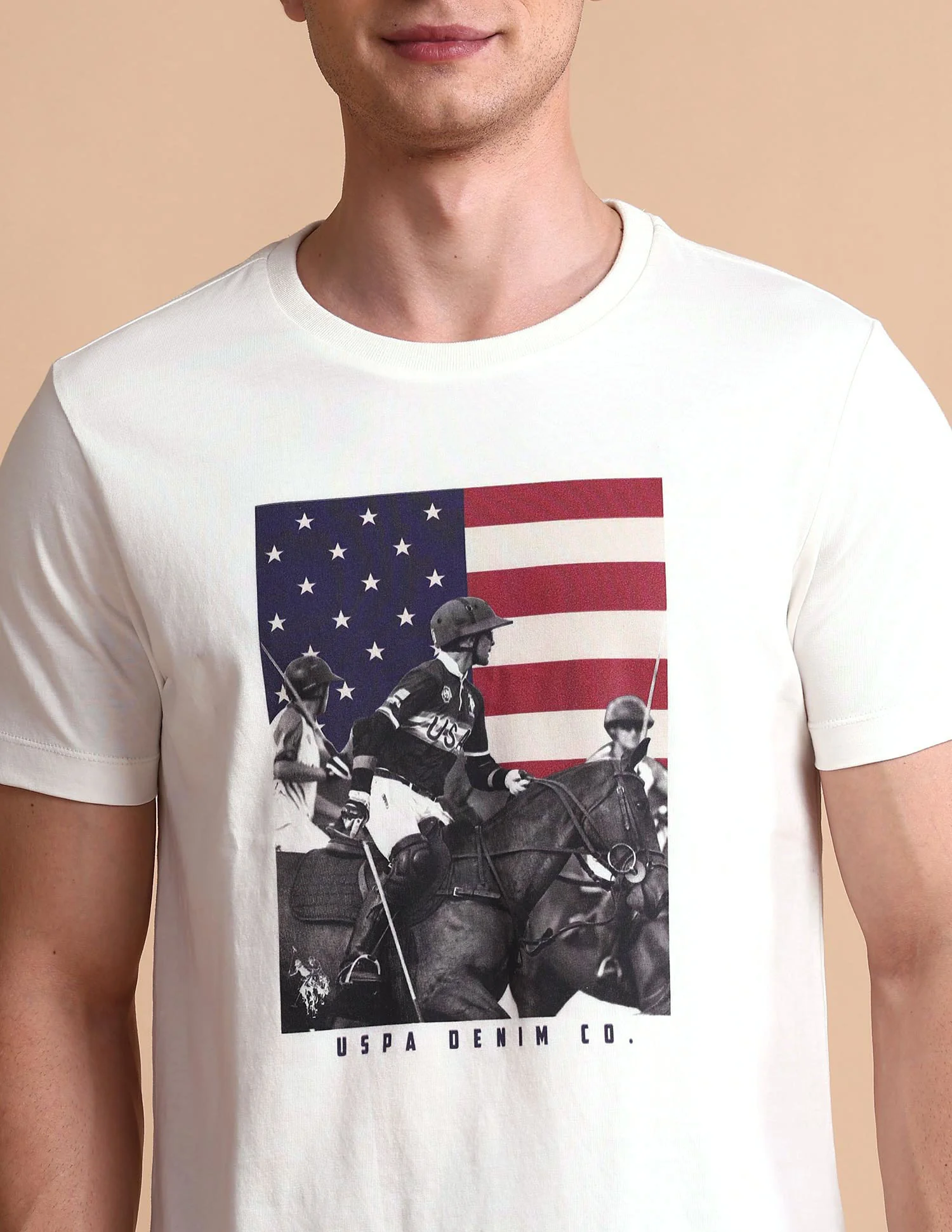 Graphic Printed Muscle Fit T-Shirt - Image 7