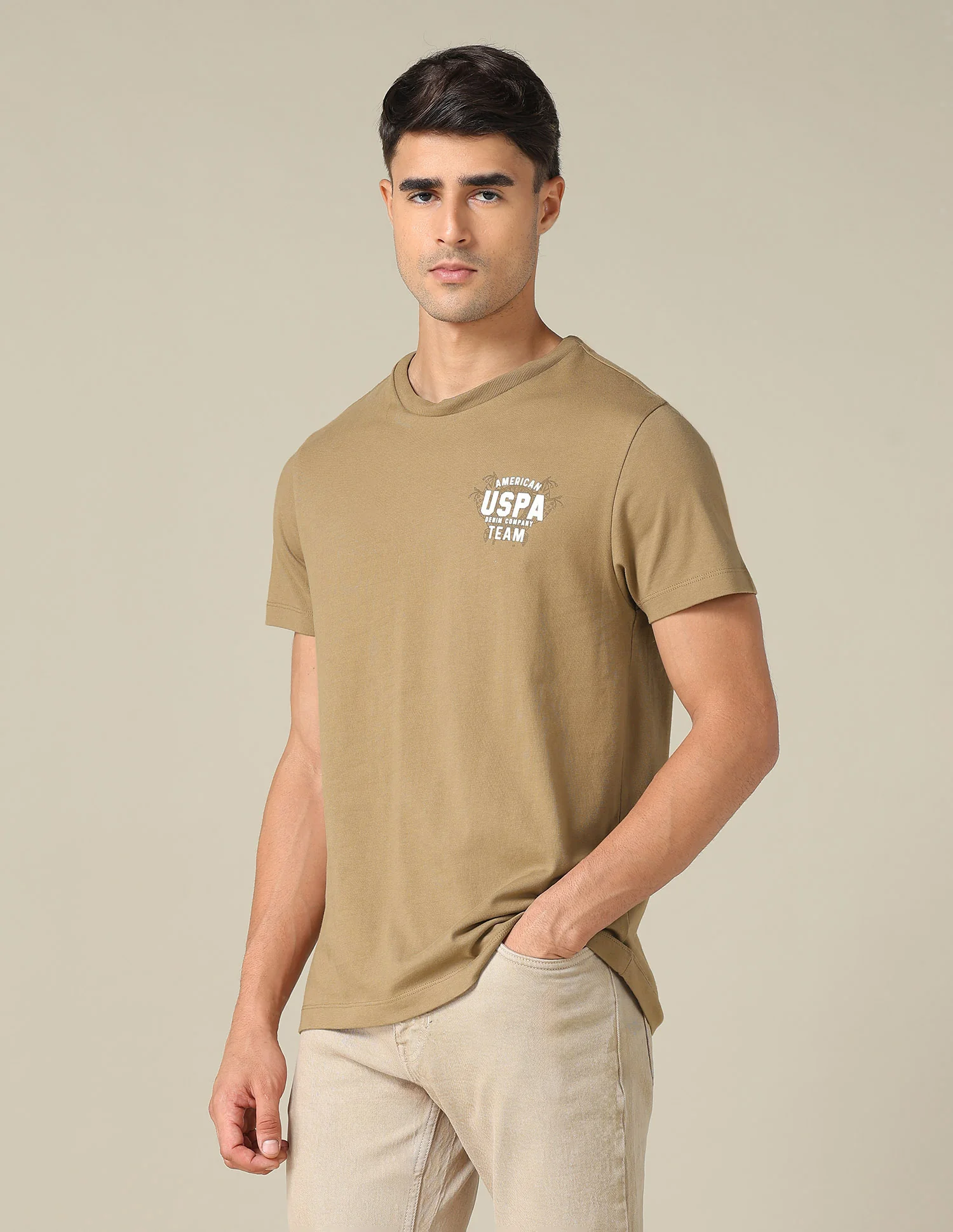 Graphic Printed Muscle Fit T-Shirt - Image 4