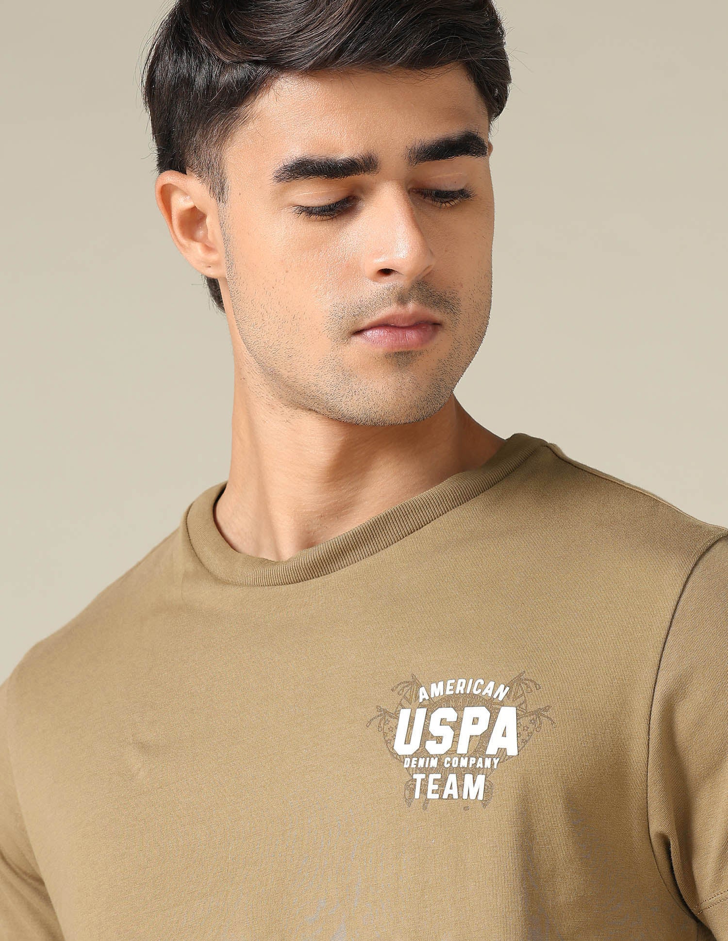 Graphic Printed Muscle Fit T-Shirt - Image 7