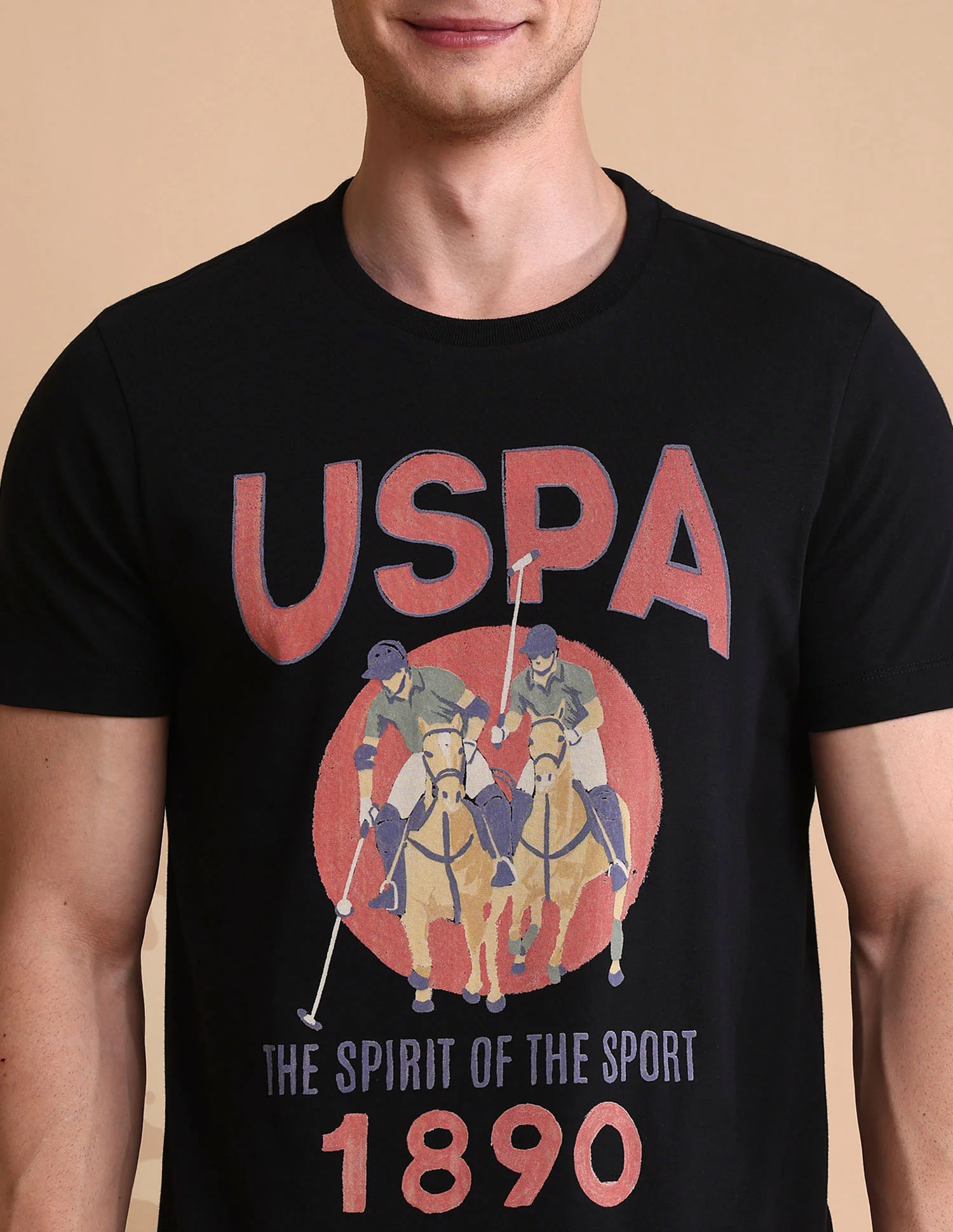 Graphic Printed Muscle Fit T-Shirt - Image 7
