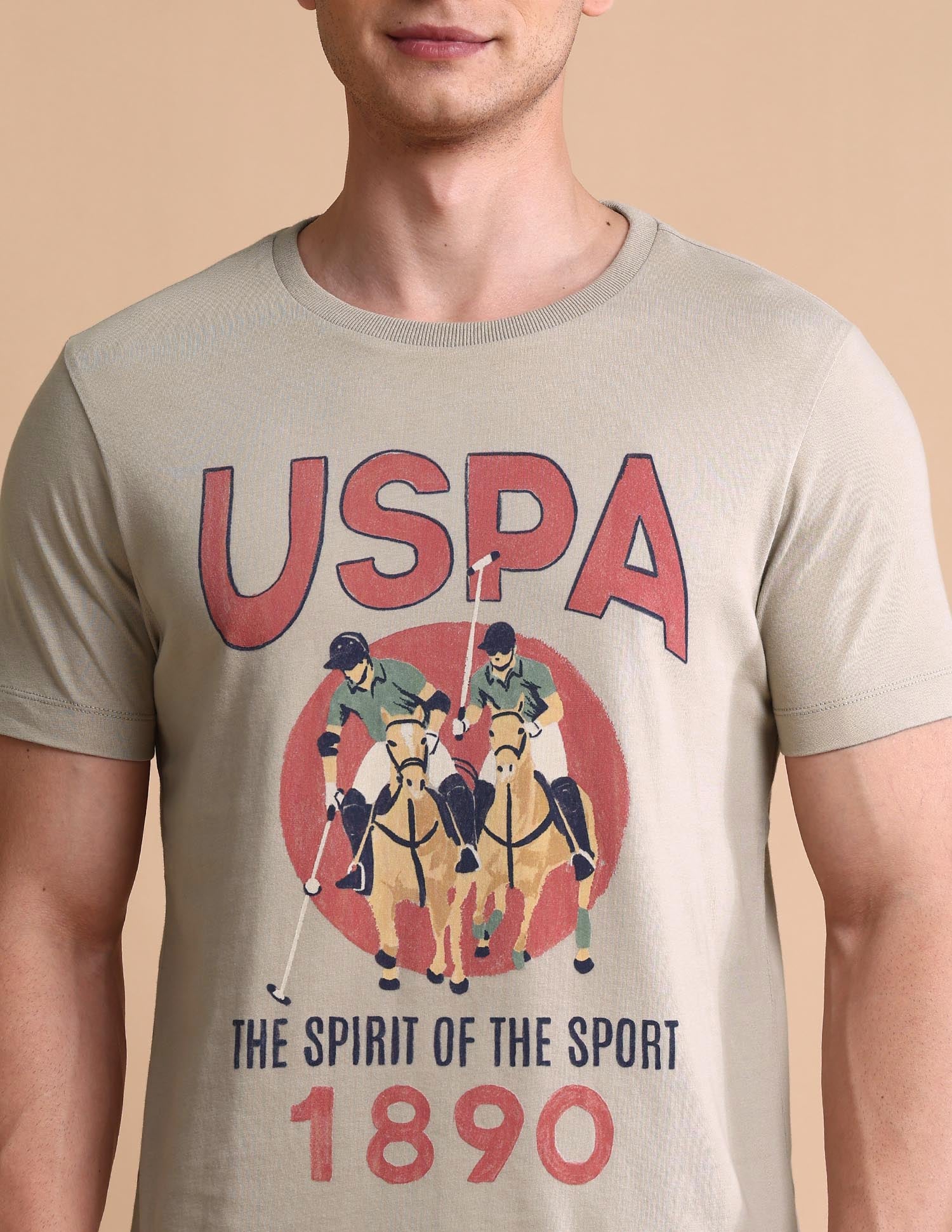 Graphic Printed Muscle Fit T-Shirt - Image 7