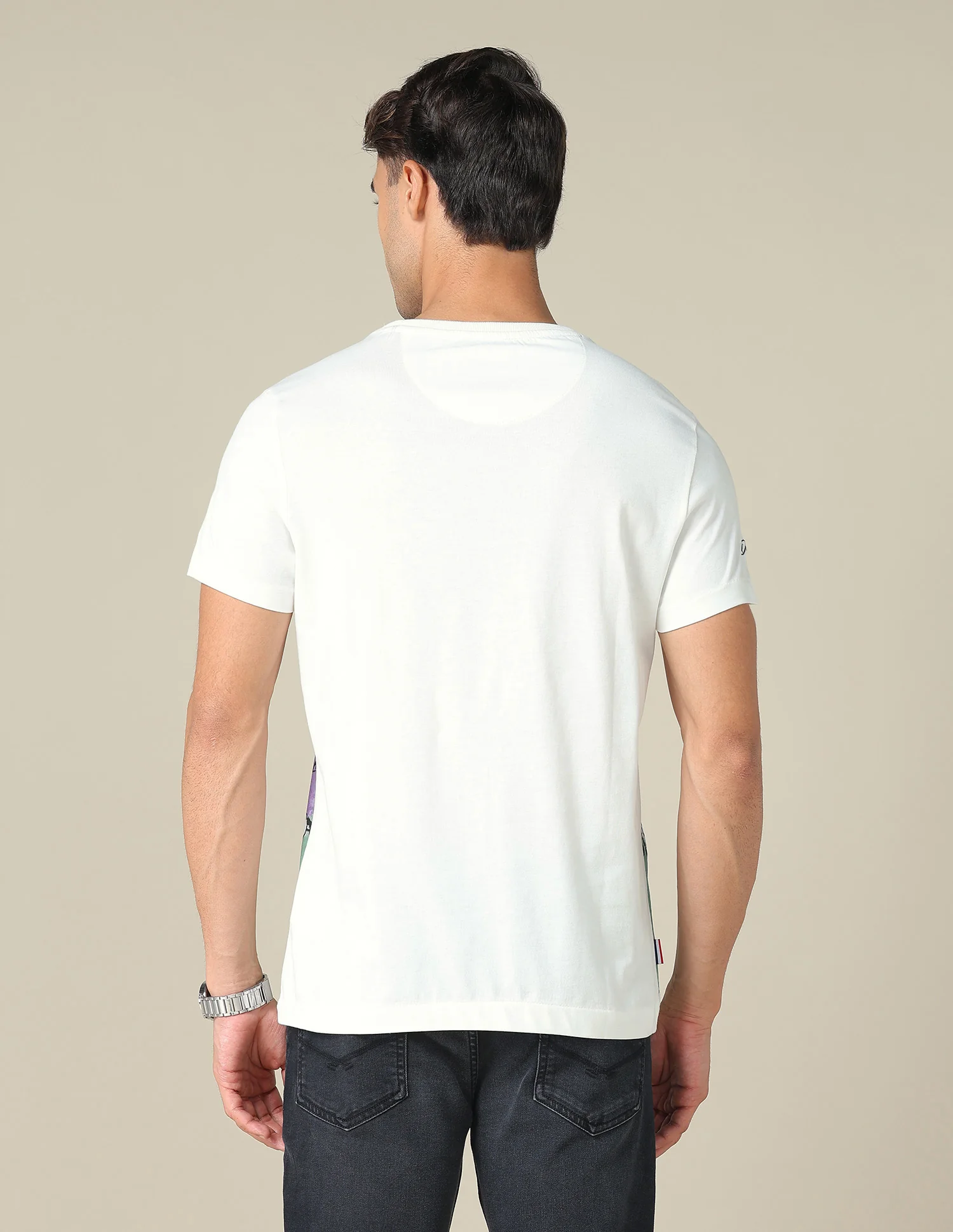 Graphic Printed Muscle Fit T-Shirt - Image 5