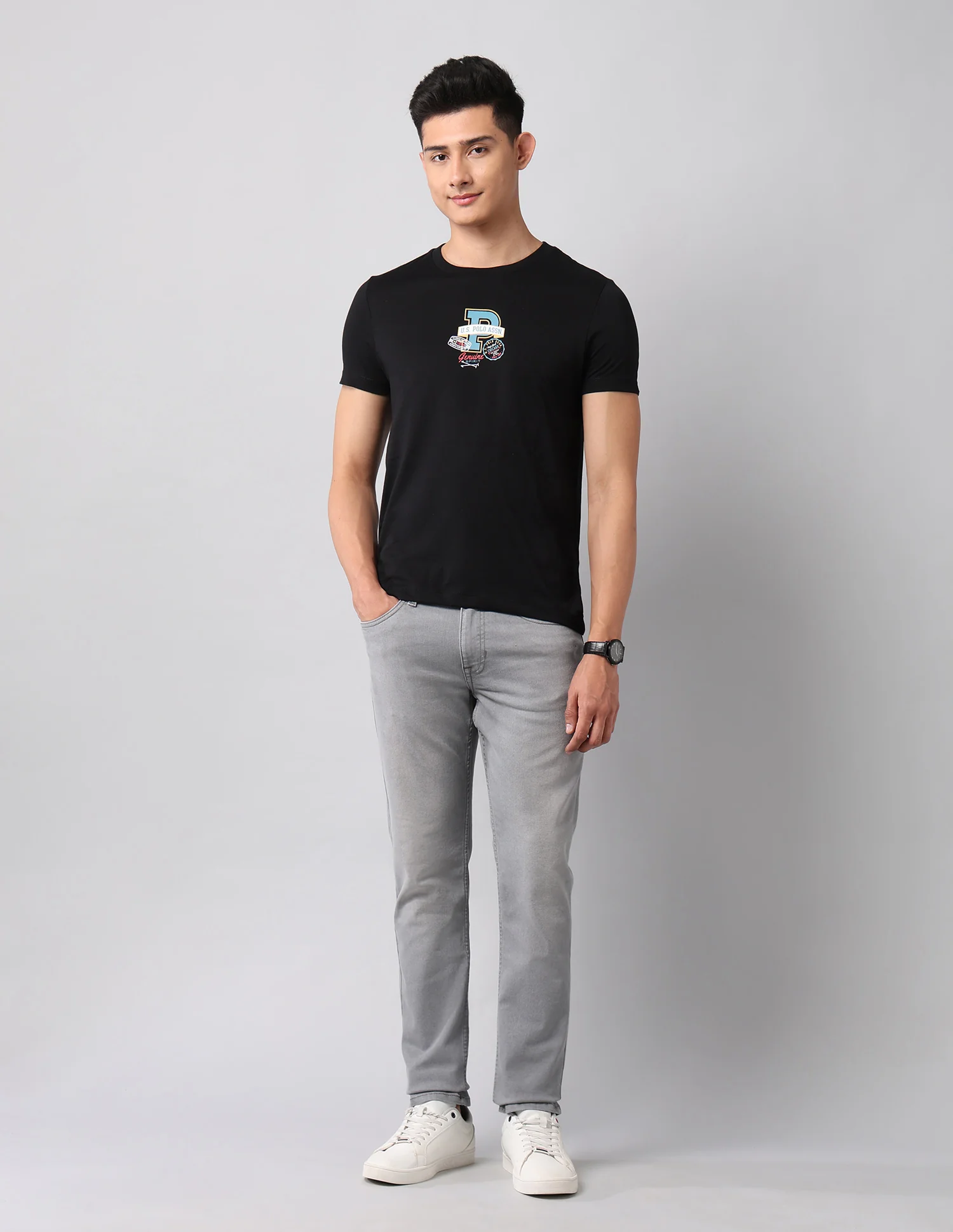 Graphic Printed Pure Cotton T-Shirt - Image 3