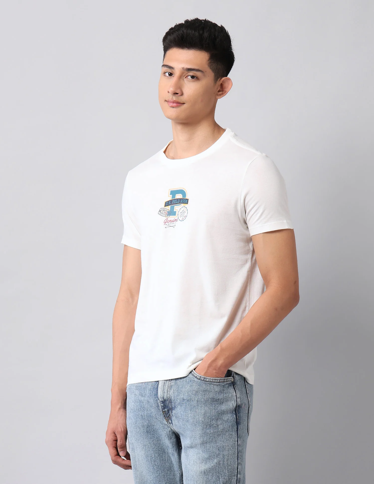 Graphic Printed Pure Cotton T-Shirt - Image 4