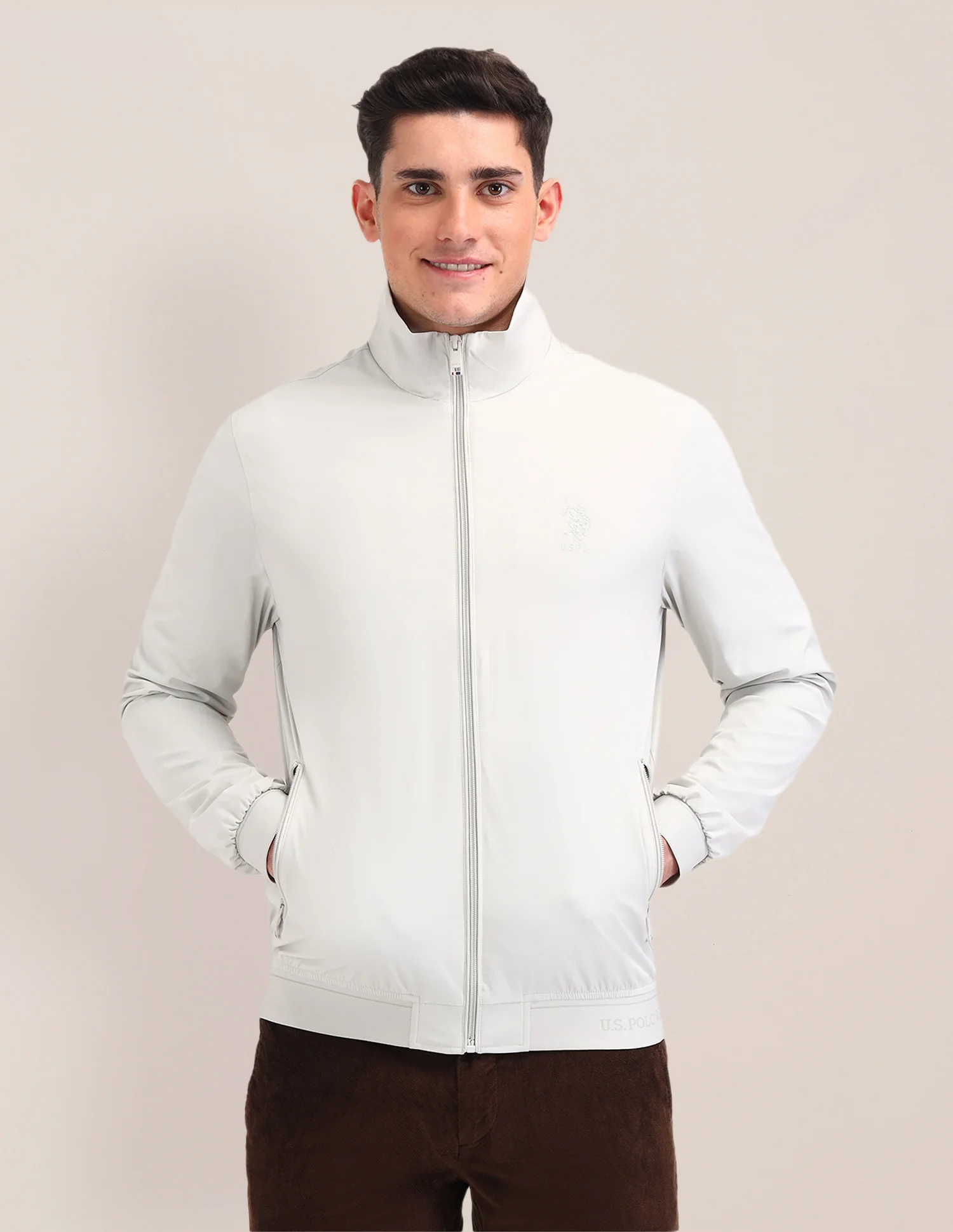 Graphic Printed Regular Fit Jacket - Image 6