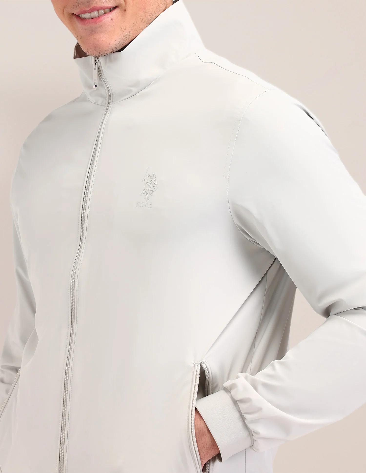 Graphic Printed Regular Fit Jacket - Image 7