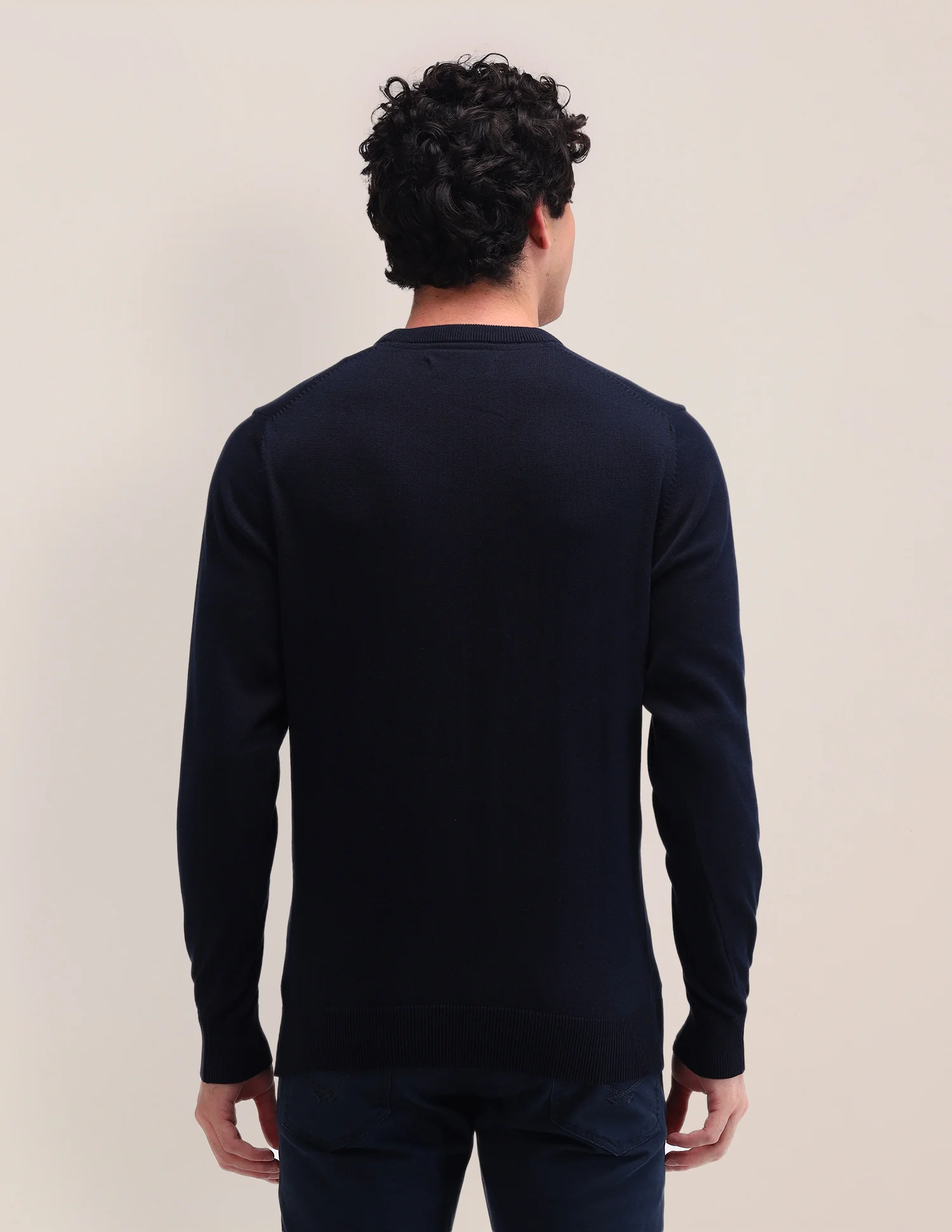 Graphic Printed Regular Fit Sweater - Image 5