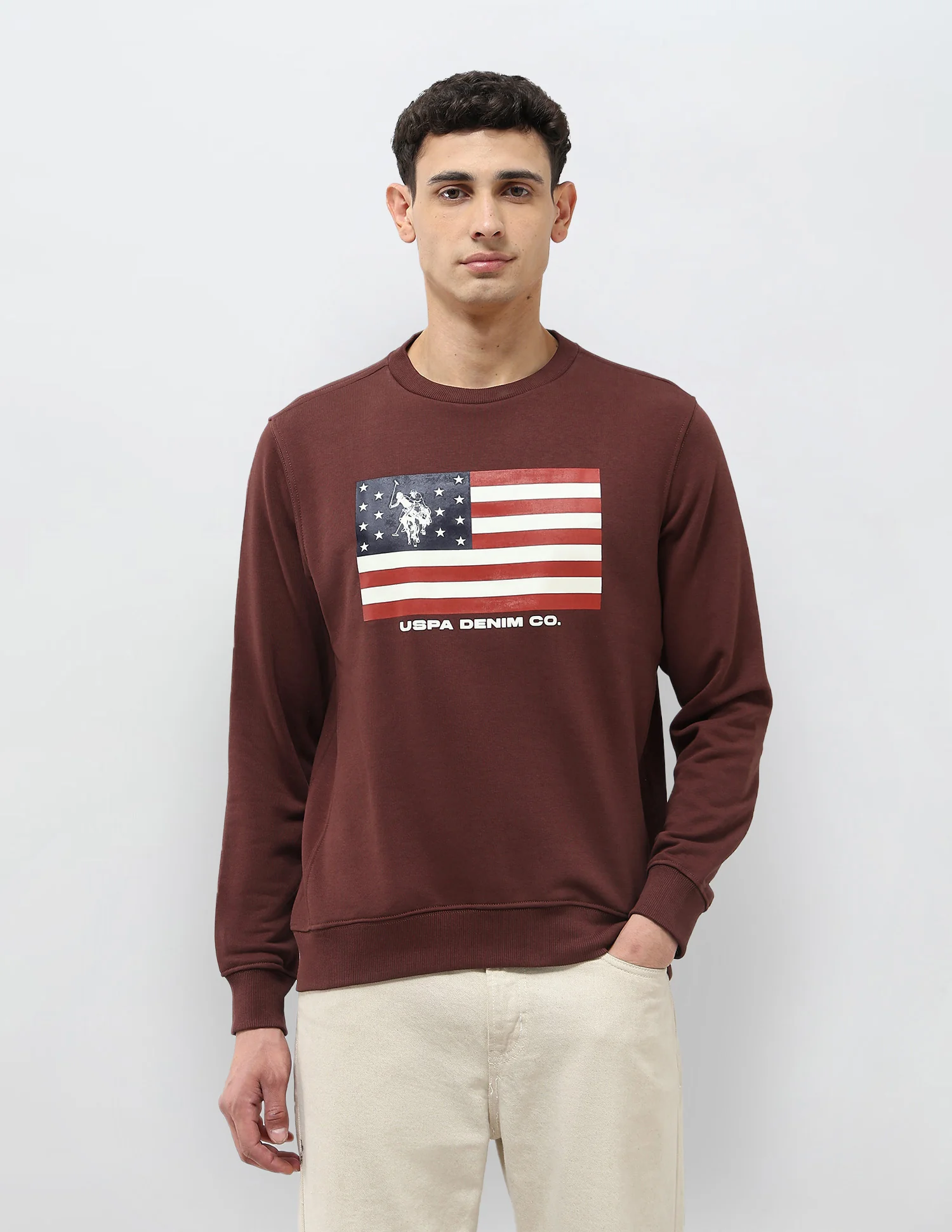 Graphic Printed Regular Fit Sweatshirt - Image 6