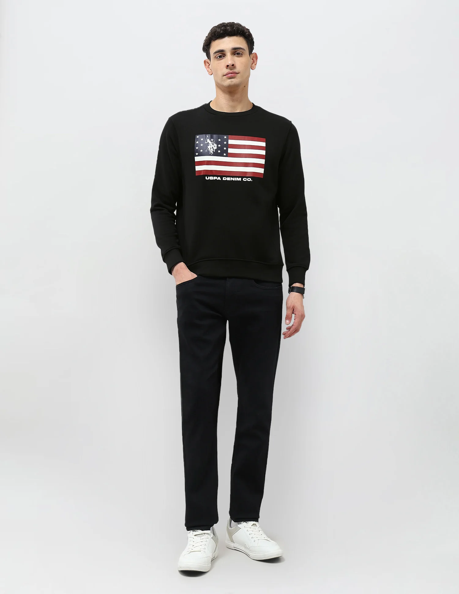 Graphic Printed Regular Fit Sweatshirt - Image 3