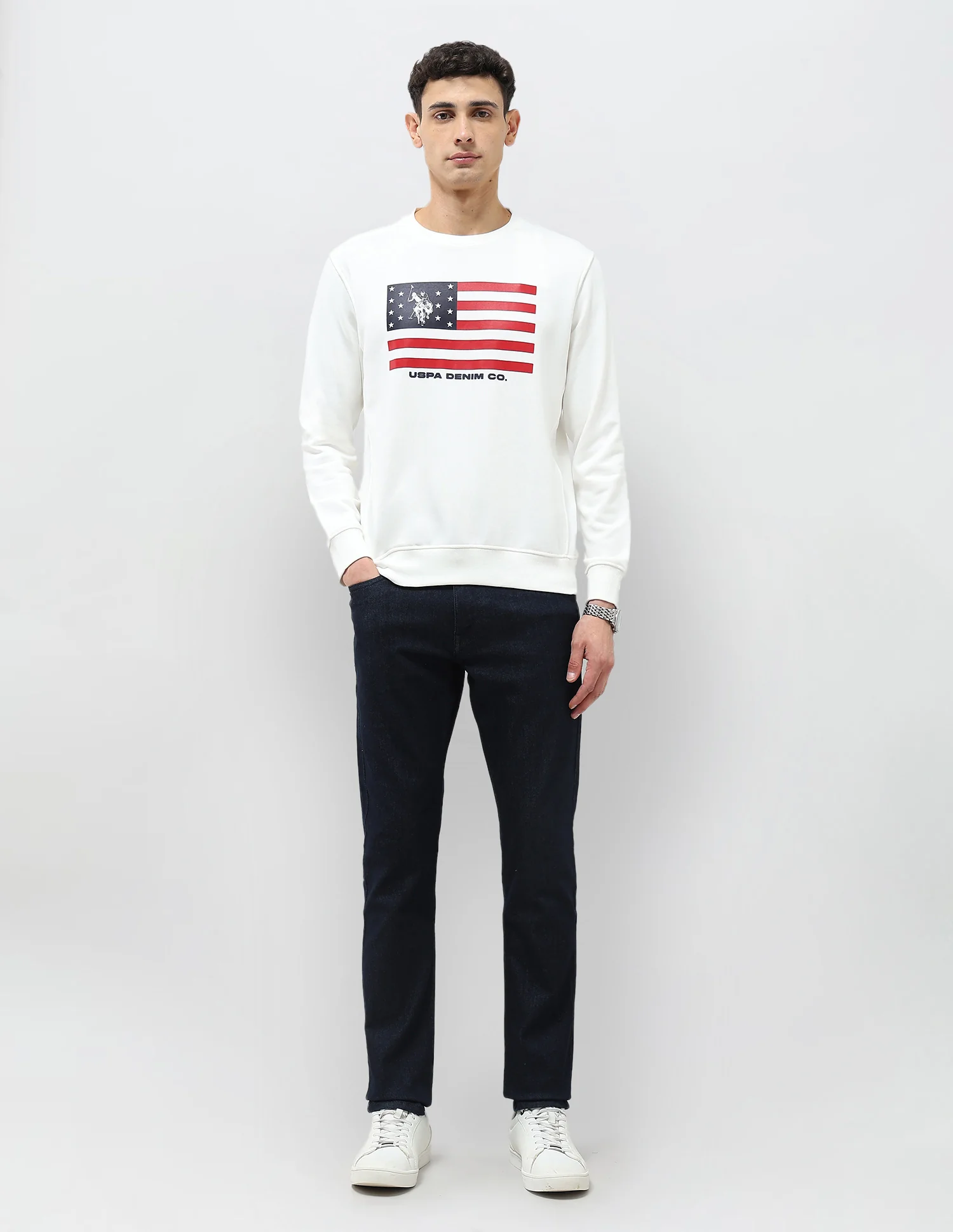 Graphic Printed Regular Fit Sweatshirt - Image 3