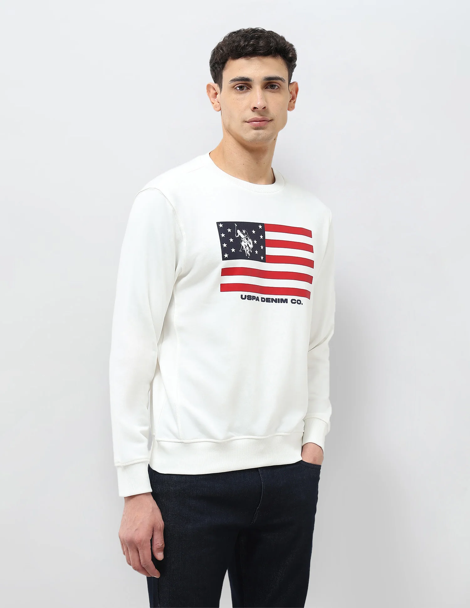 Graphic Printed Regular Fit Sweatshirt - Image 4