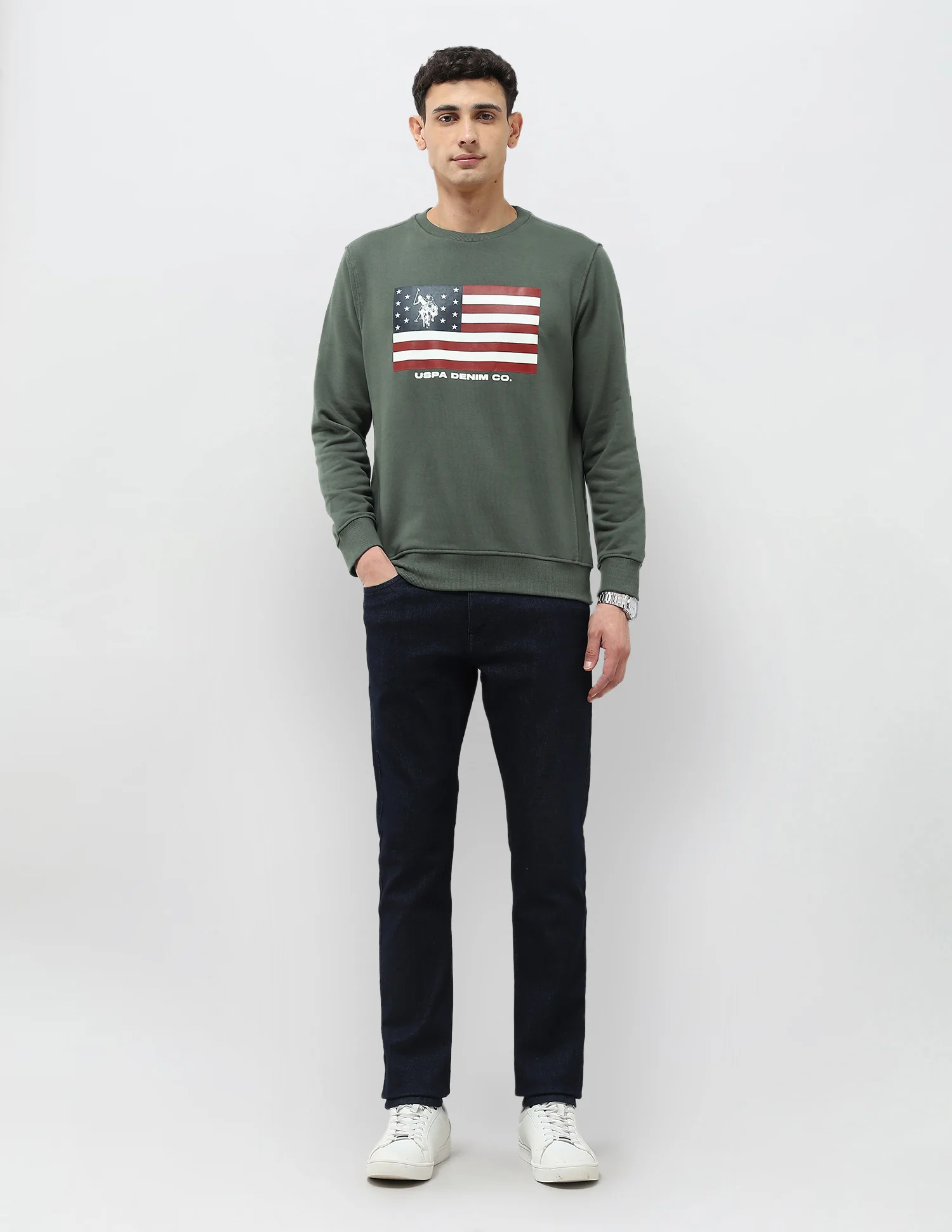 Graphic Printed Regular Fit Sweatshirt - Image 3