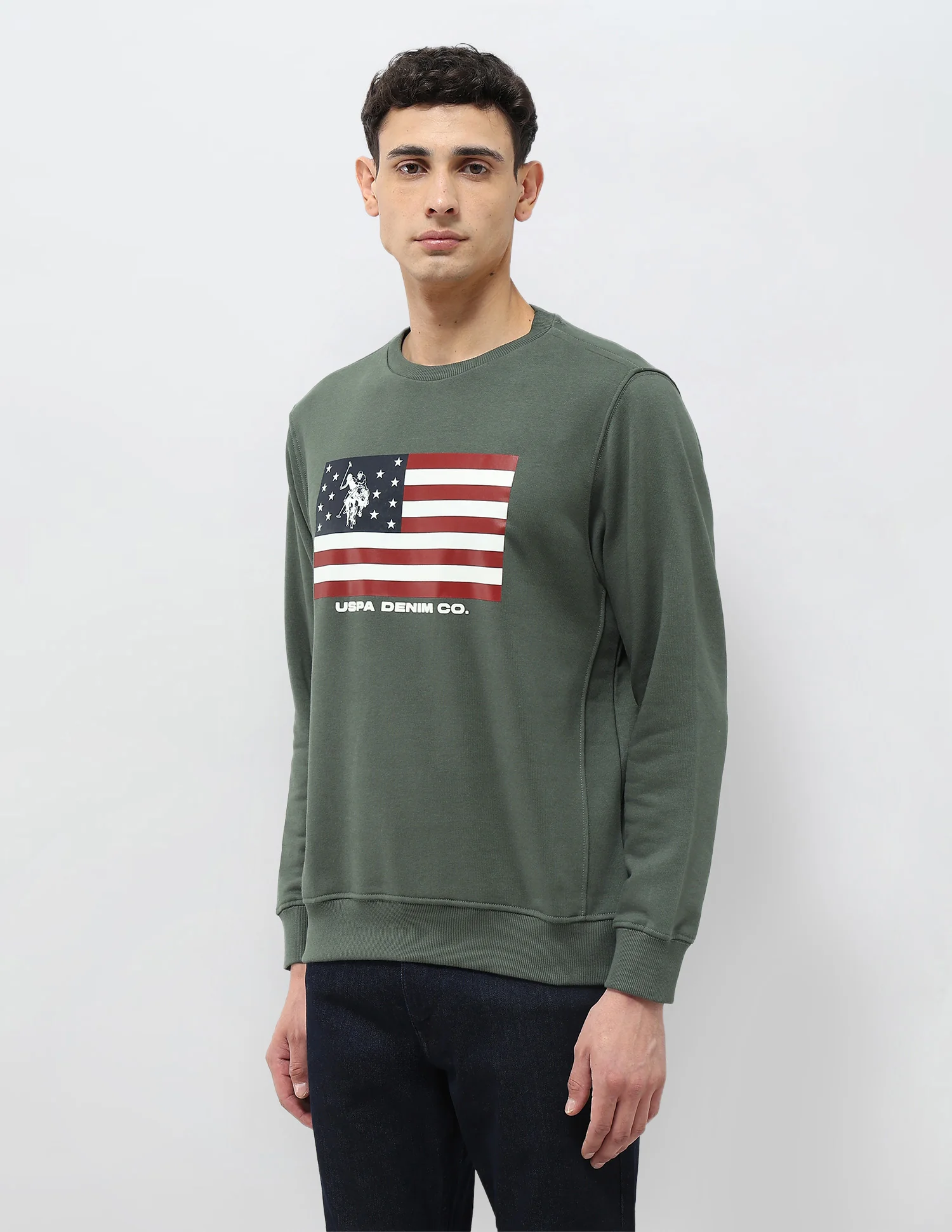 Graphic Printed Regular Fit Sweatshirt - Image 4