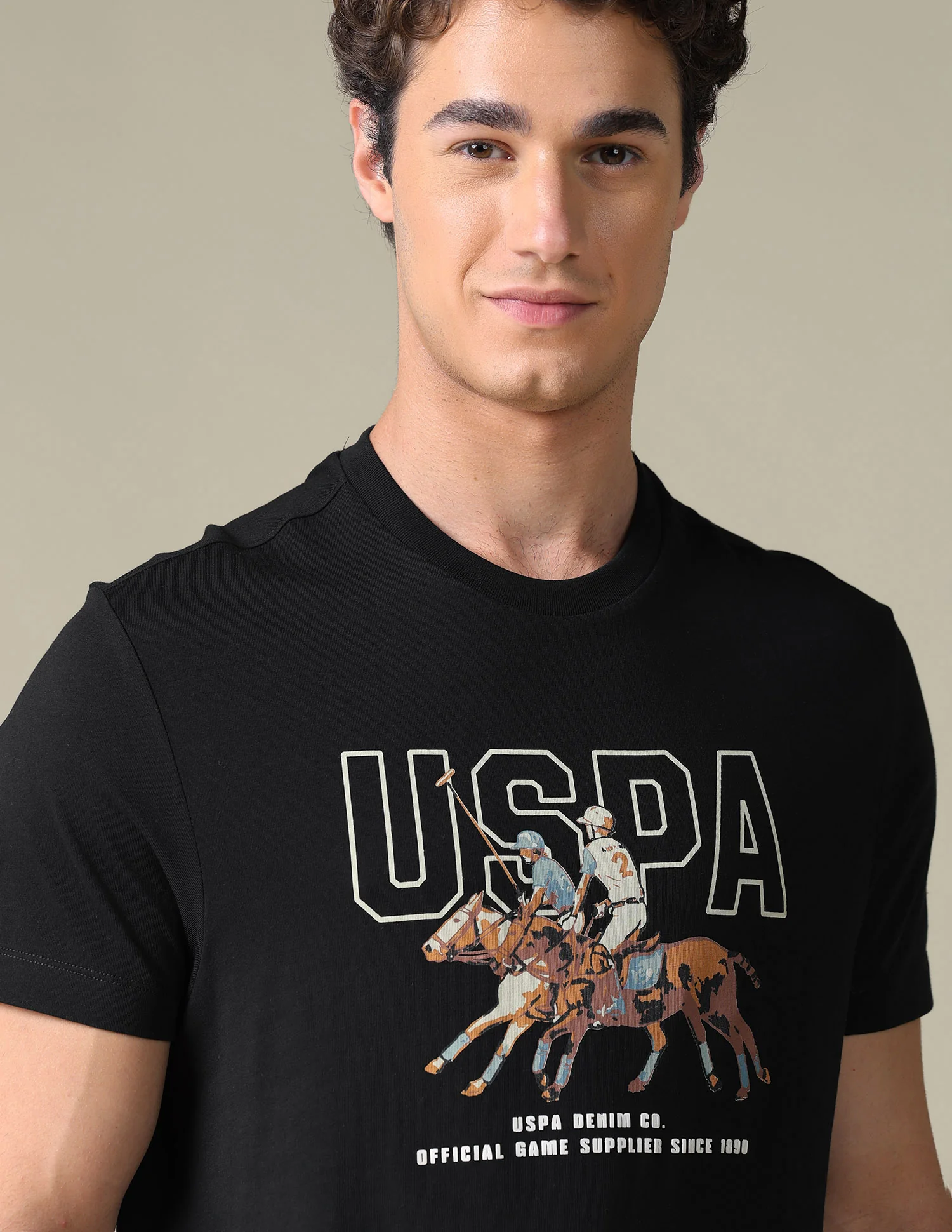 Graphic Printed Slim Fit T-Shirt - Image 7