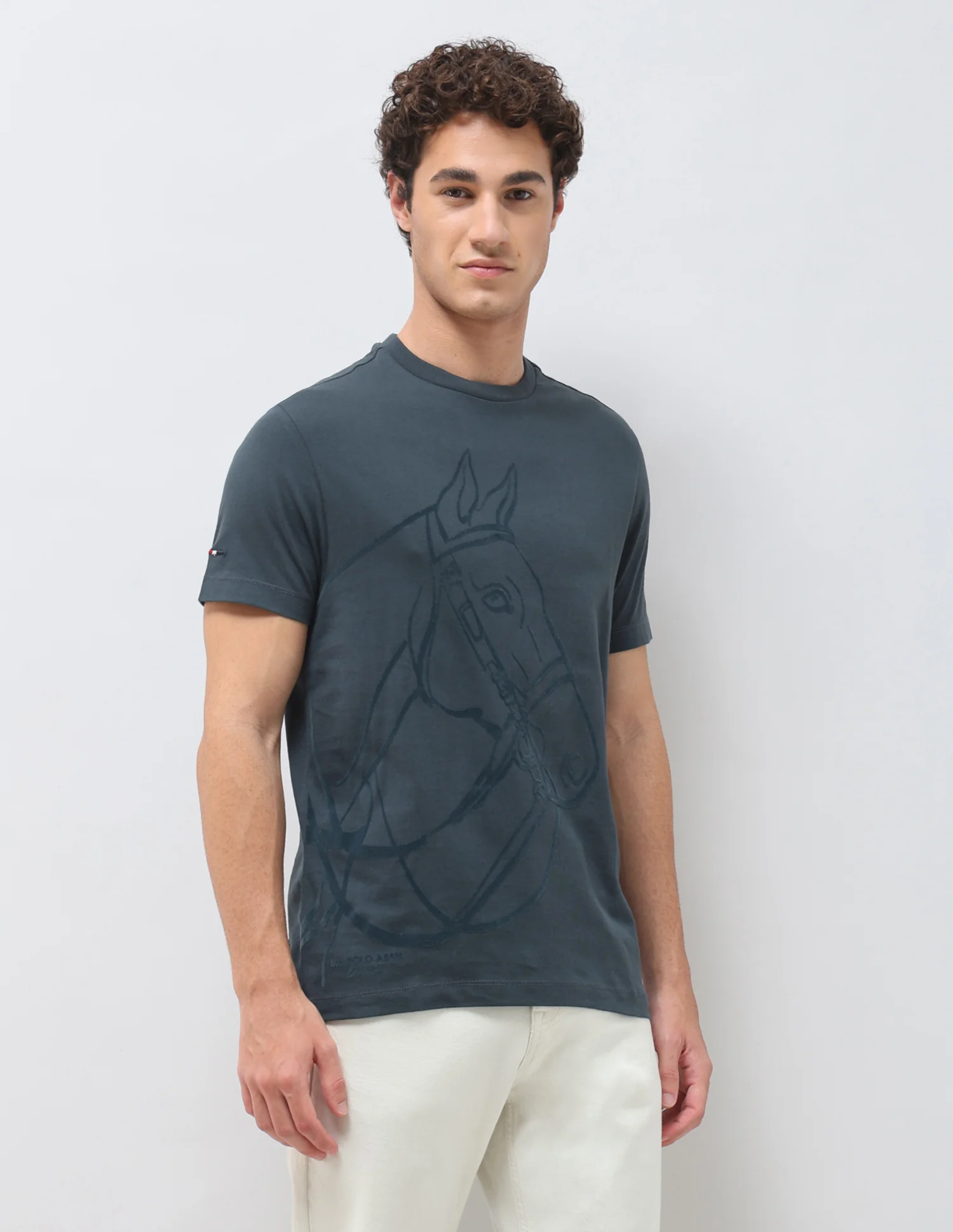 Graphic Printed Slim Fit T-Shirt - Image 4